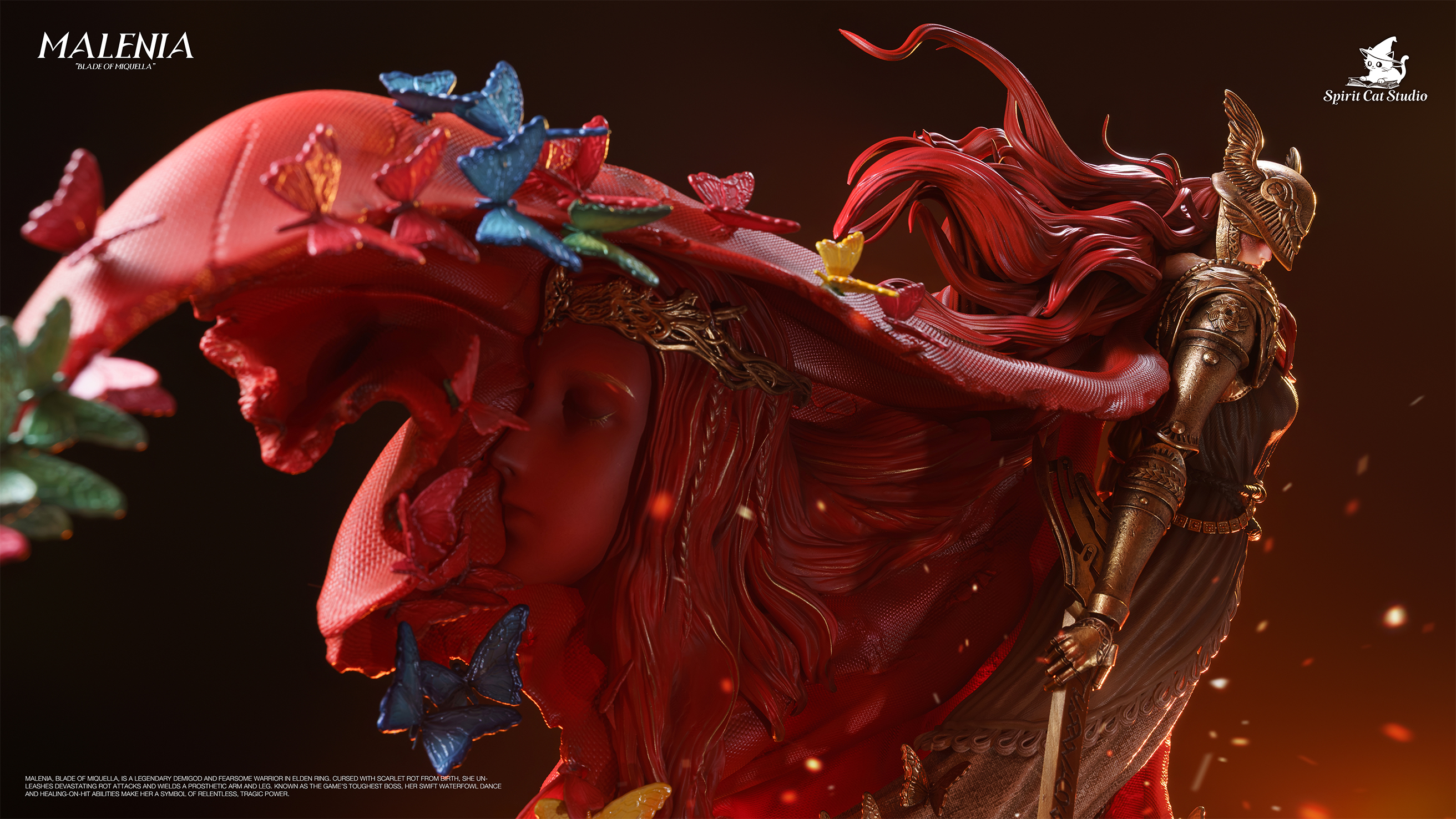 【預購】艾爾登法環 女武神-瑪蓮妮亞 X Spirit Cat靈貓造物6