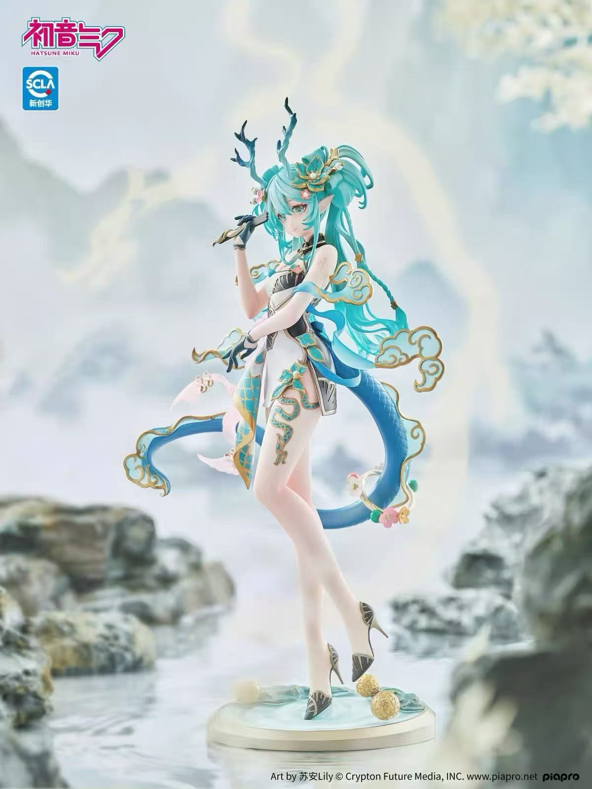 【售罄展示追加請私訊客服@toystationtw】初音未來 青龍Ver. X 海洋堂3