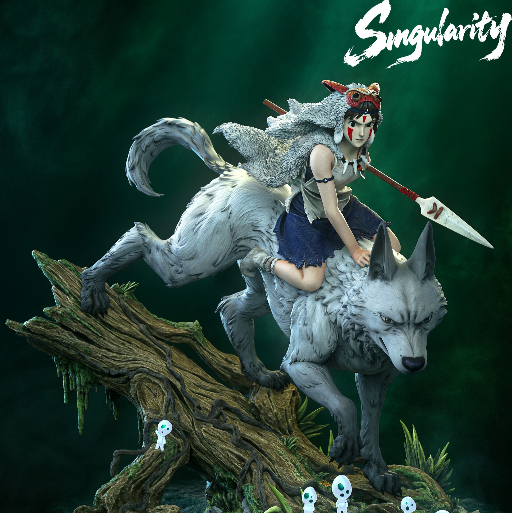 【預購】宮崎駿 魔法公主-珊 X Singularity-Studio1