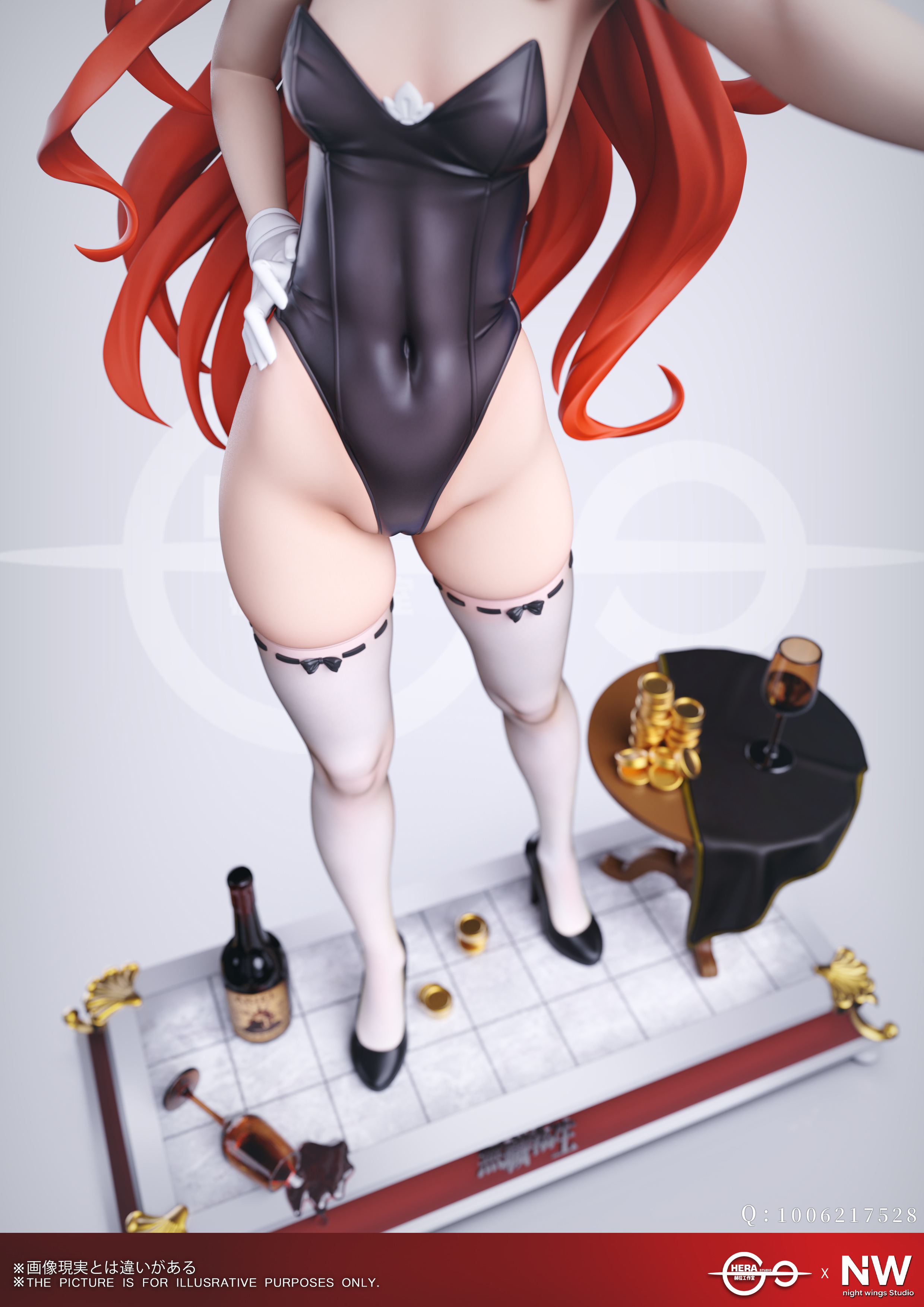 【售罄展示追加請私訊客服@toystationtw】無職轉生 雙比例 兔女郎艾莉絲 X Night Wing+HERA10