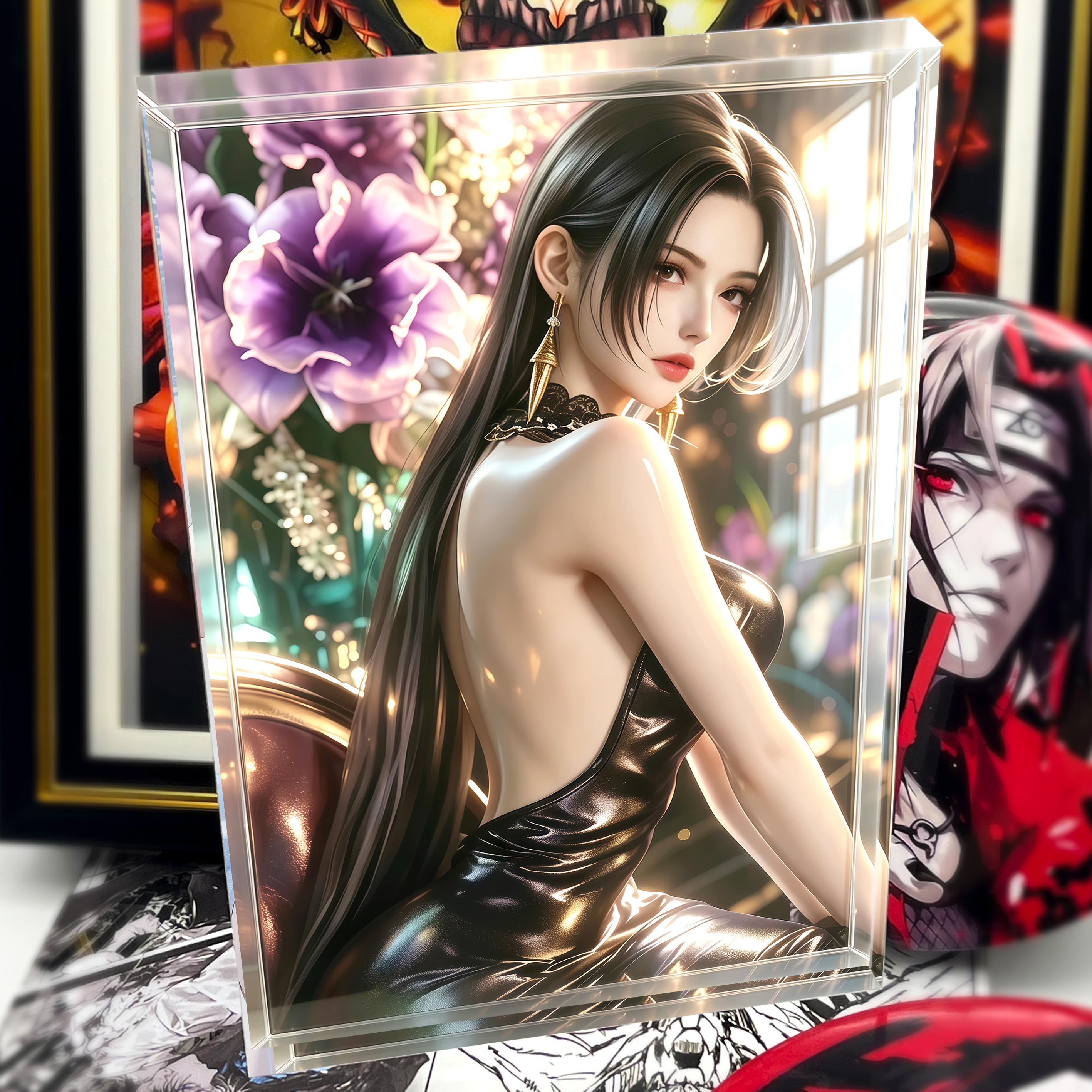 【預購】海賊王 絕色天香 魅影女帝-漢考克 裝飾畫 X 阿喵畫社4