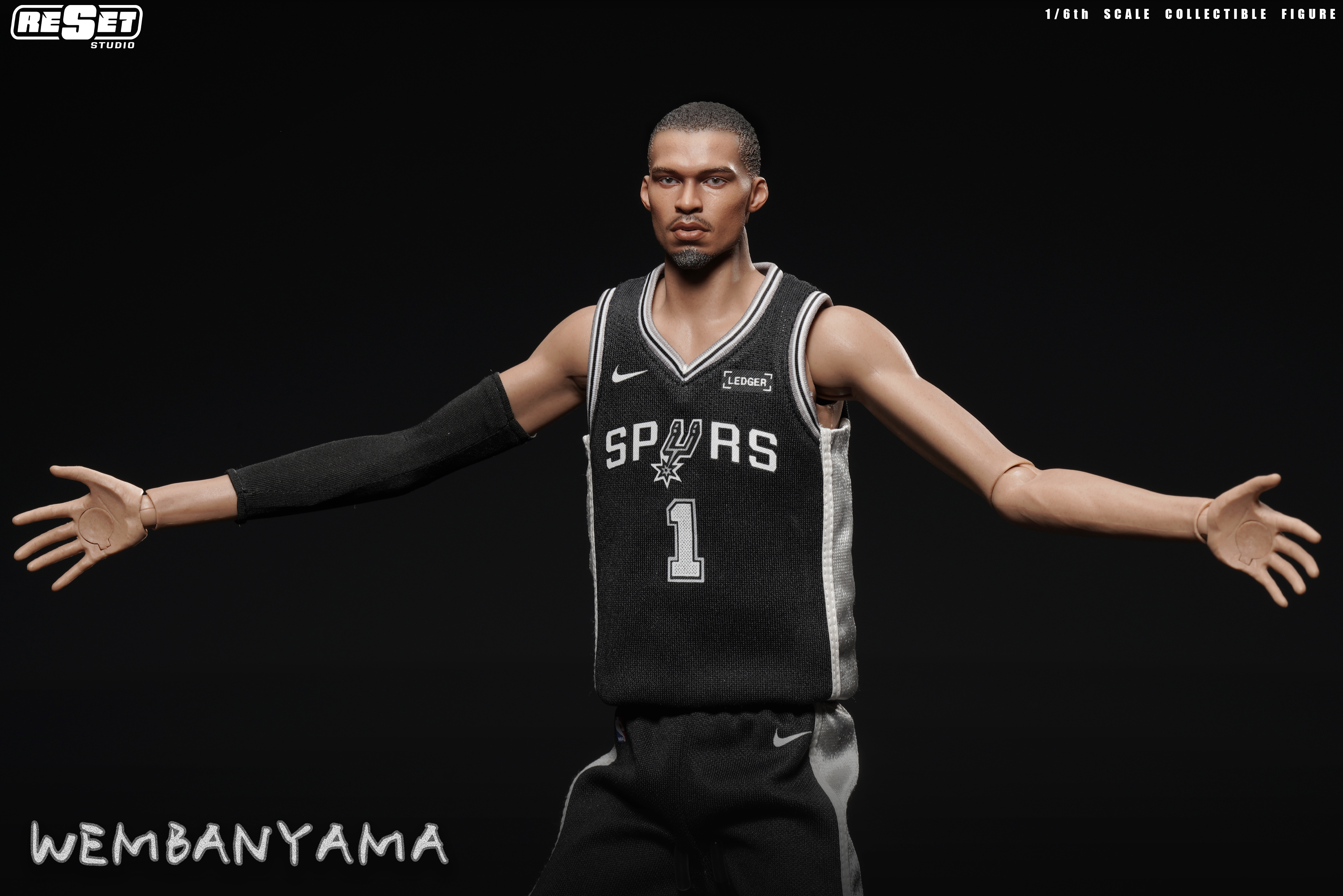 【預購】NBA 1/6可動人偶套裝【可動眼】文班亞馬雙造型 X Reset-Studio8