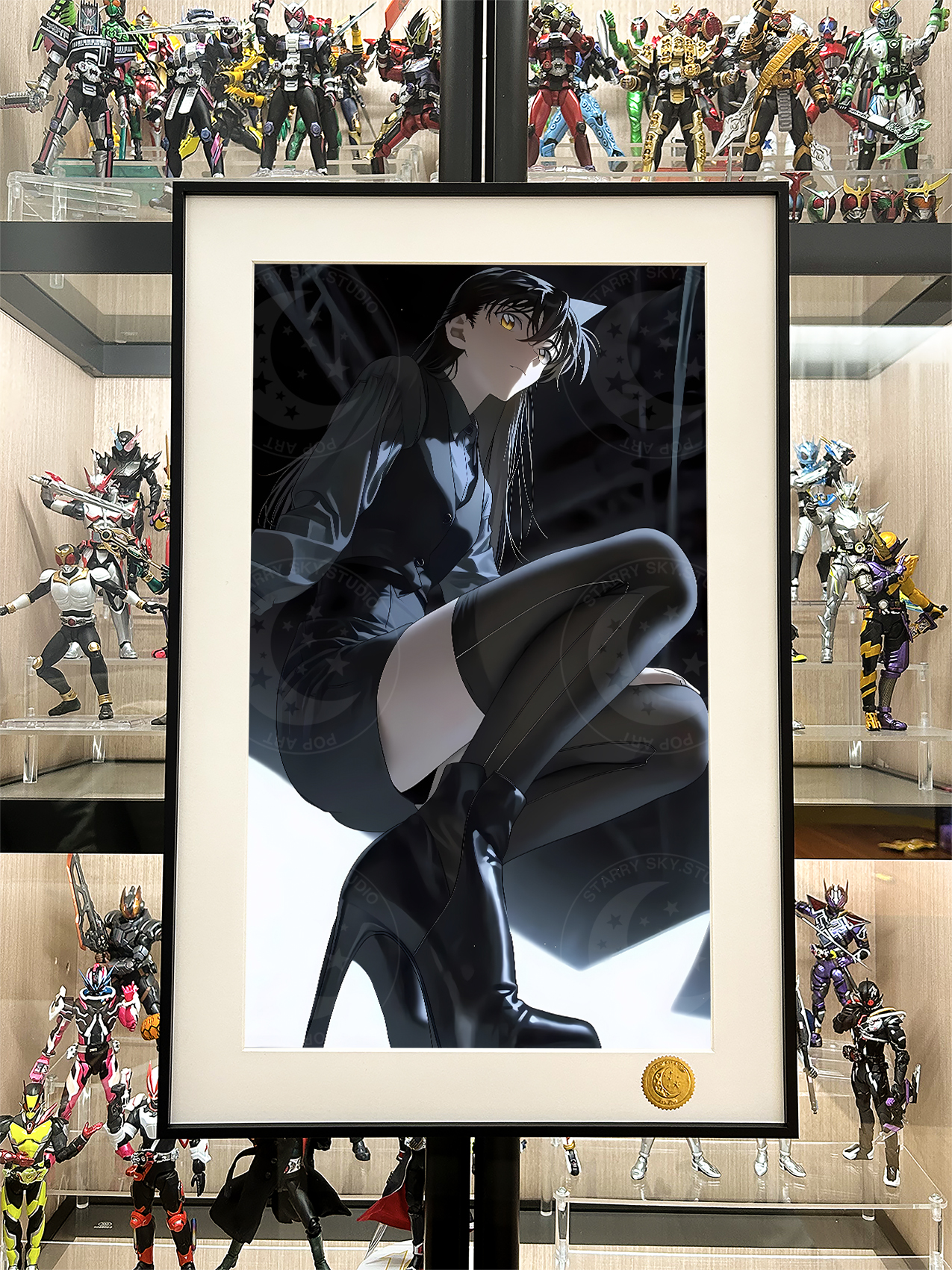【預購】名偵探柯南《黑絲小蘭》動漫裝飾畫 X 星空工作室3