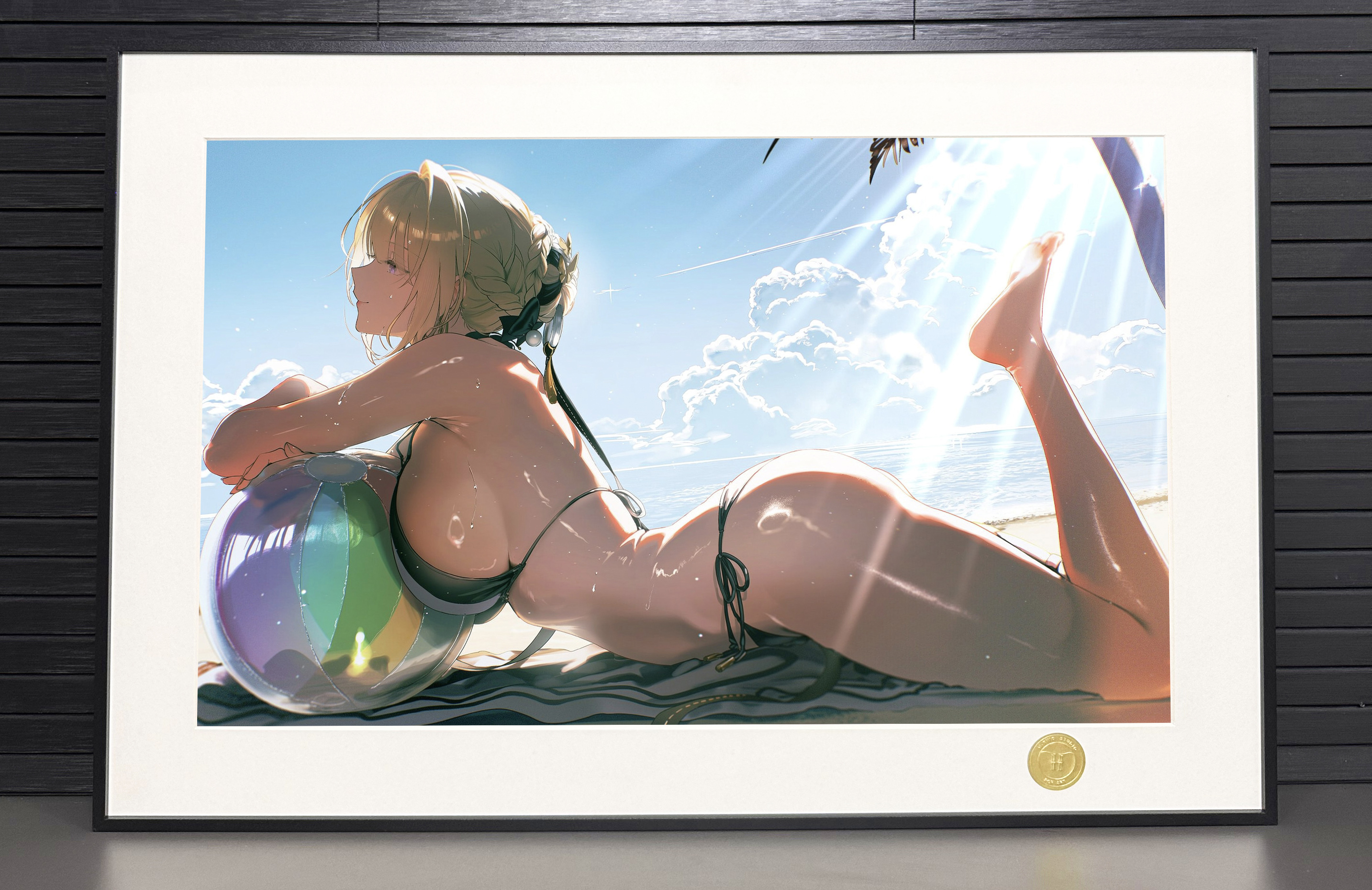 【預購】絕區零《沙灘伊芙琳》動漫裝飾畫 X H2工作室3