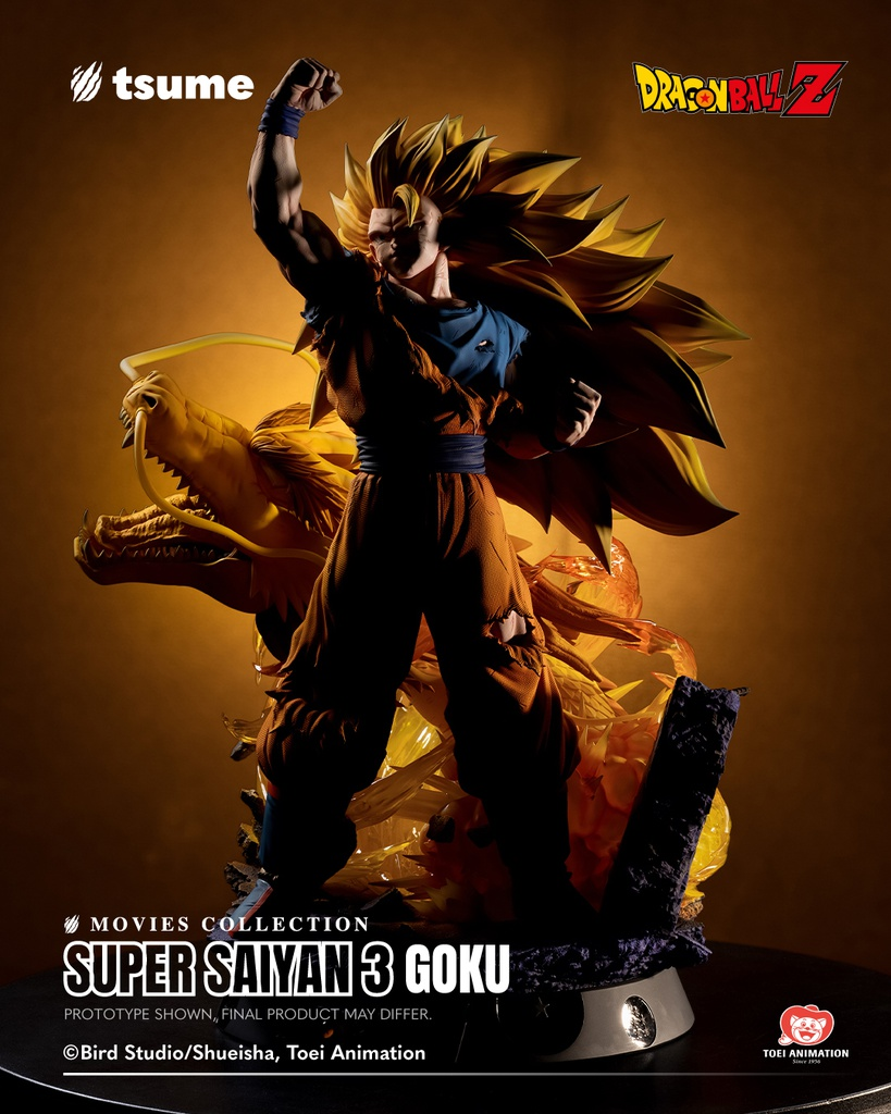【售罄展示追加請私訊客服@toystationtw】七龍珠 Super Saiyan 3 Goku - Movies Collection 超級賽亞人3 悟空 X Tsume 正版授權5