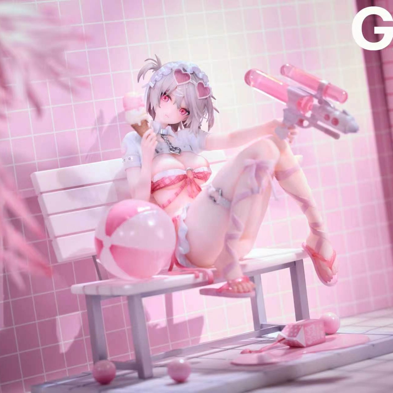【預購】水槍少女;草莓緞帶 X GAK1
