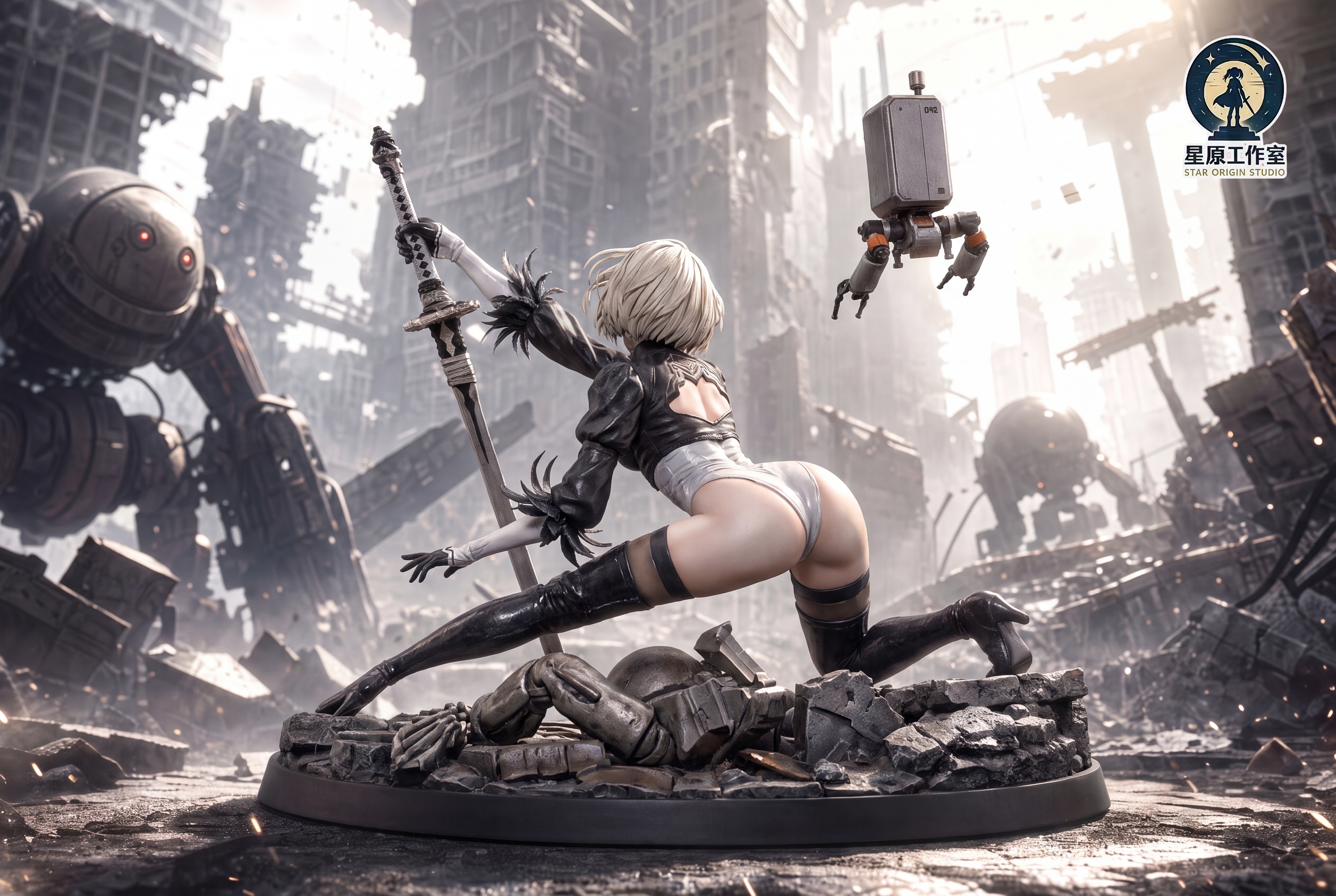 【預購】尼爾自動人形 雙比例《2B:末世戰姬》X 星原工作室3