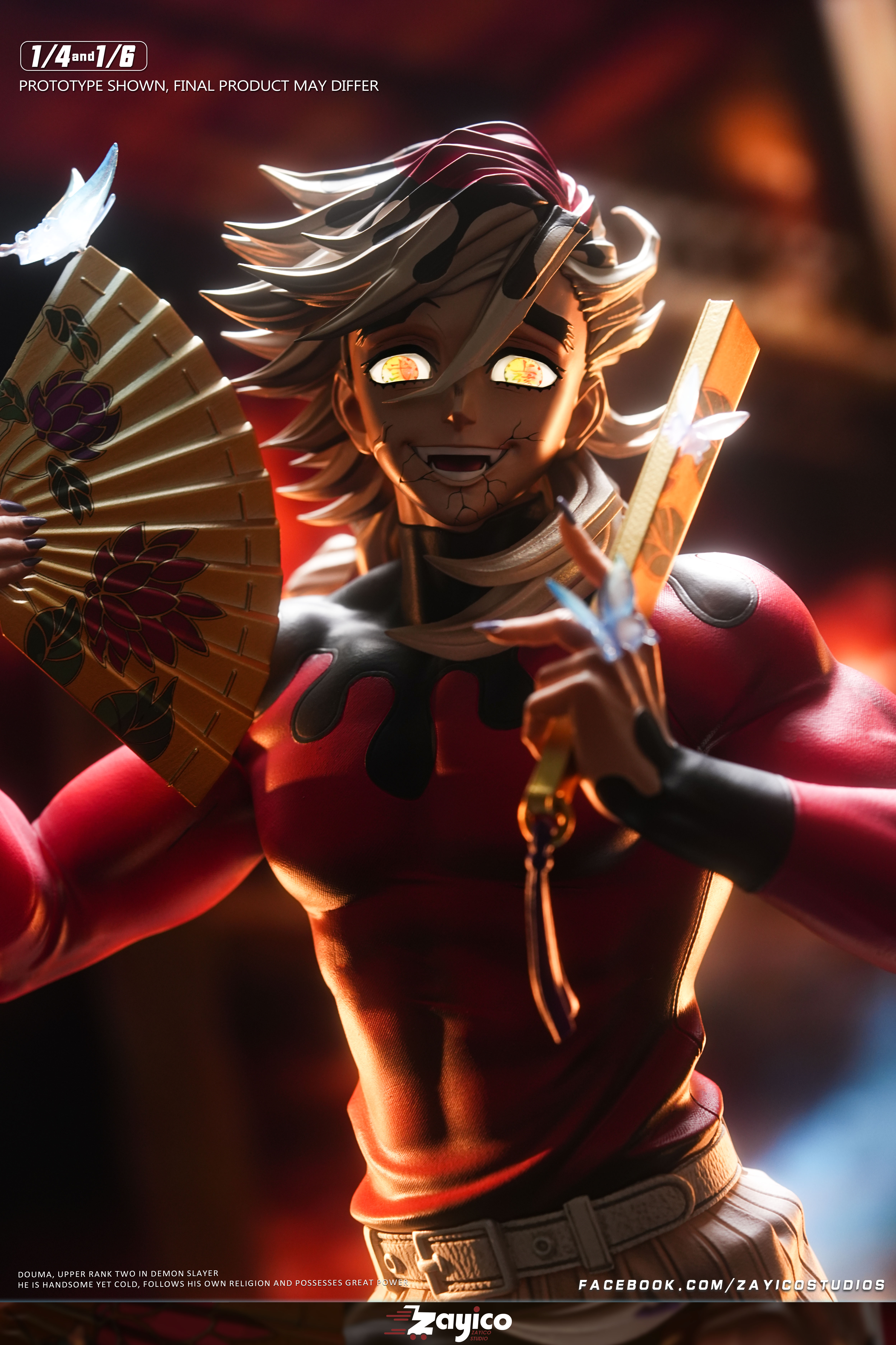 【售罄展示追加請私訊客服@toystationtw】鬼滅之刃 雙比例 童磨 X Zayico工作室13
