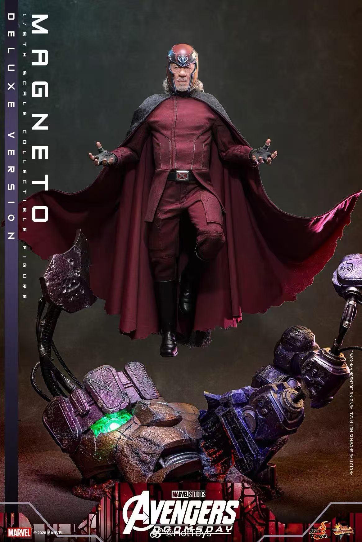 【預購】《復仇者聯盟5:毀滅之日》萬磁王 MMS912 X HOTTOYS9