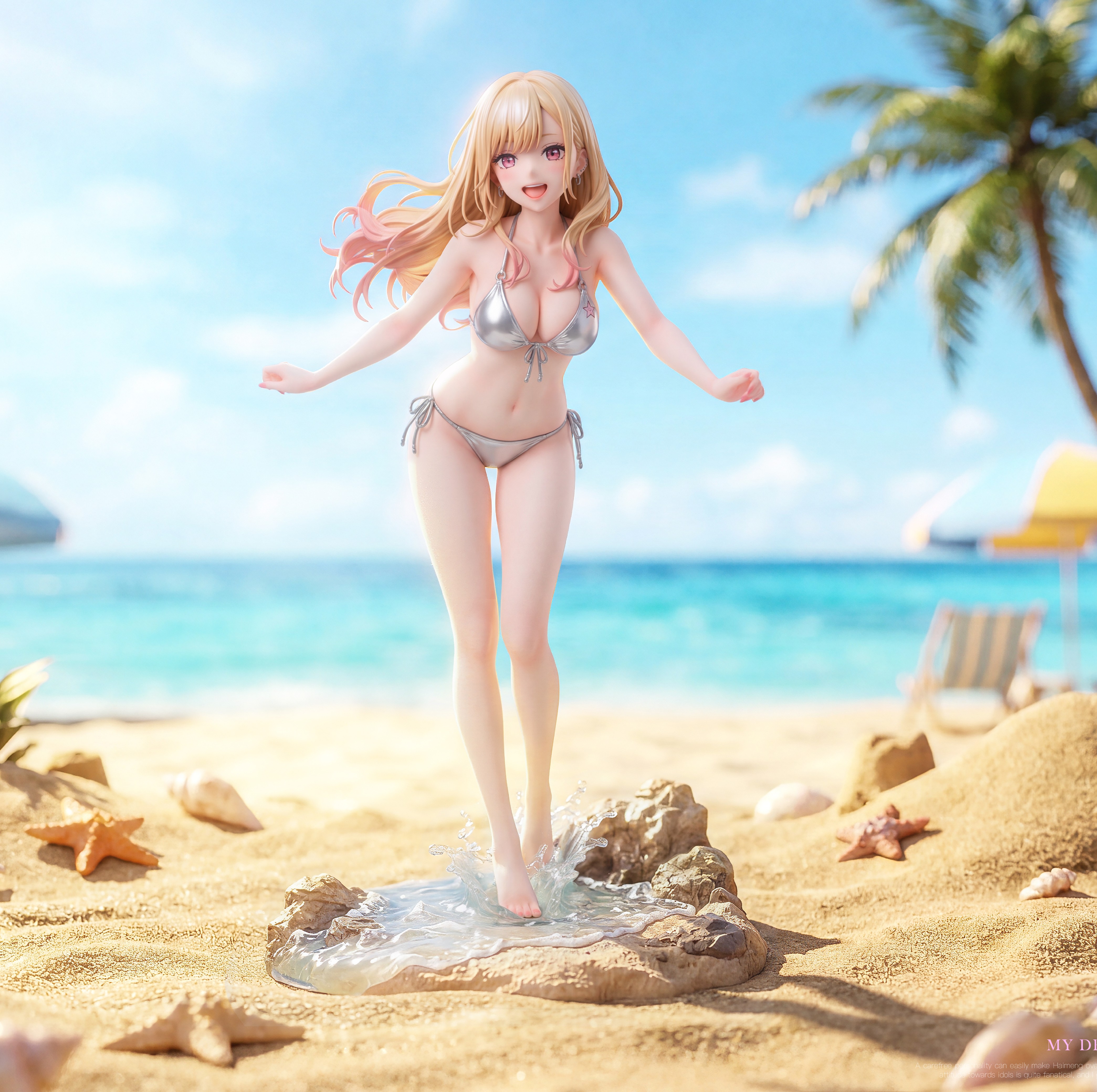 【售罄展示追加請私訊客服@toystationtw】戀上換裝娃娃 喜多川泳裝1.0 X 織夢工作室1
