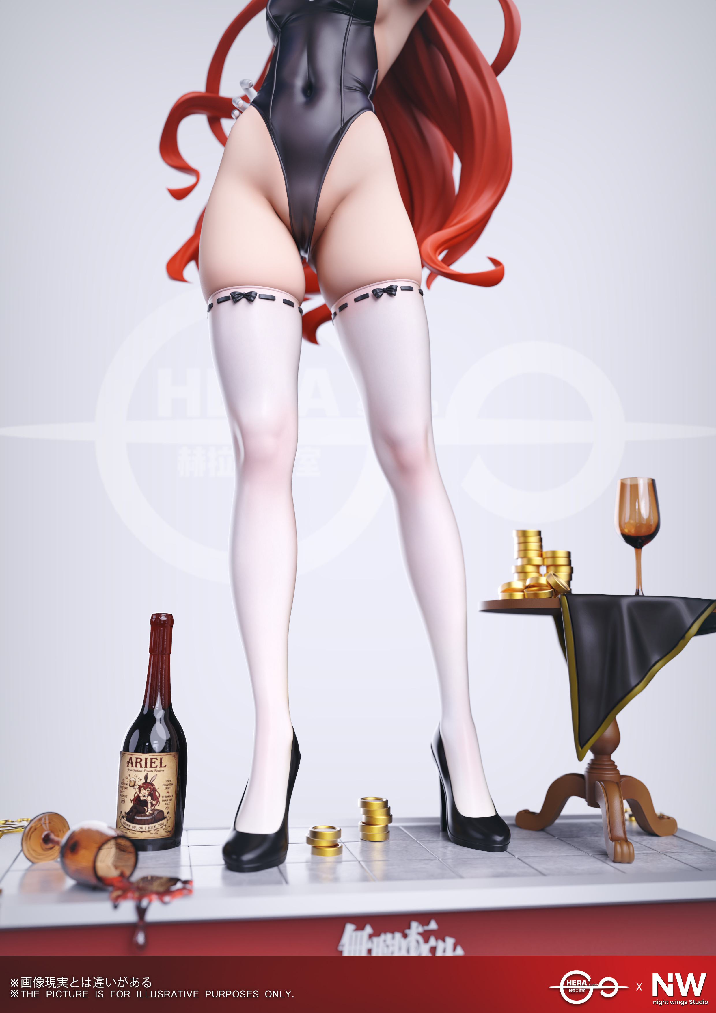 【售罄展示追加請私訊客服@toystationtw】無職轉生 雙比例 兔女郎艾莉絲 X Night Wing+HERA9