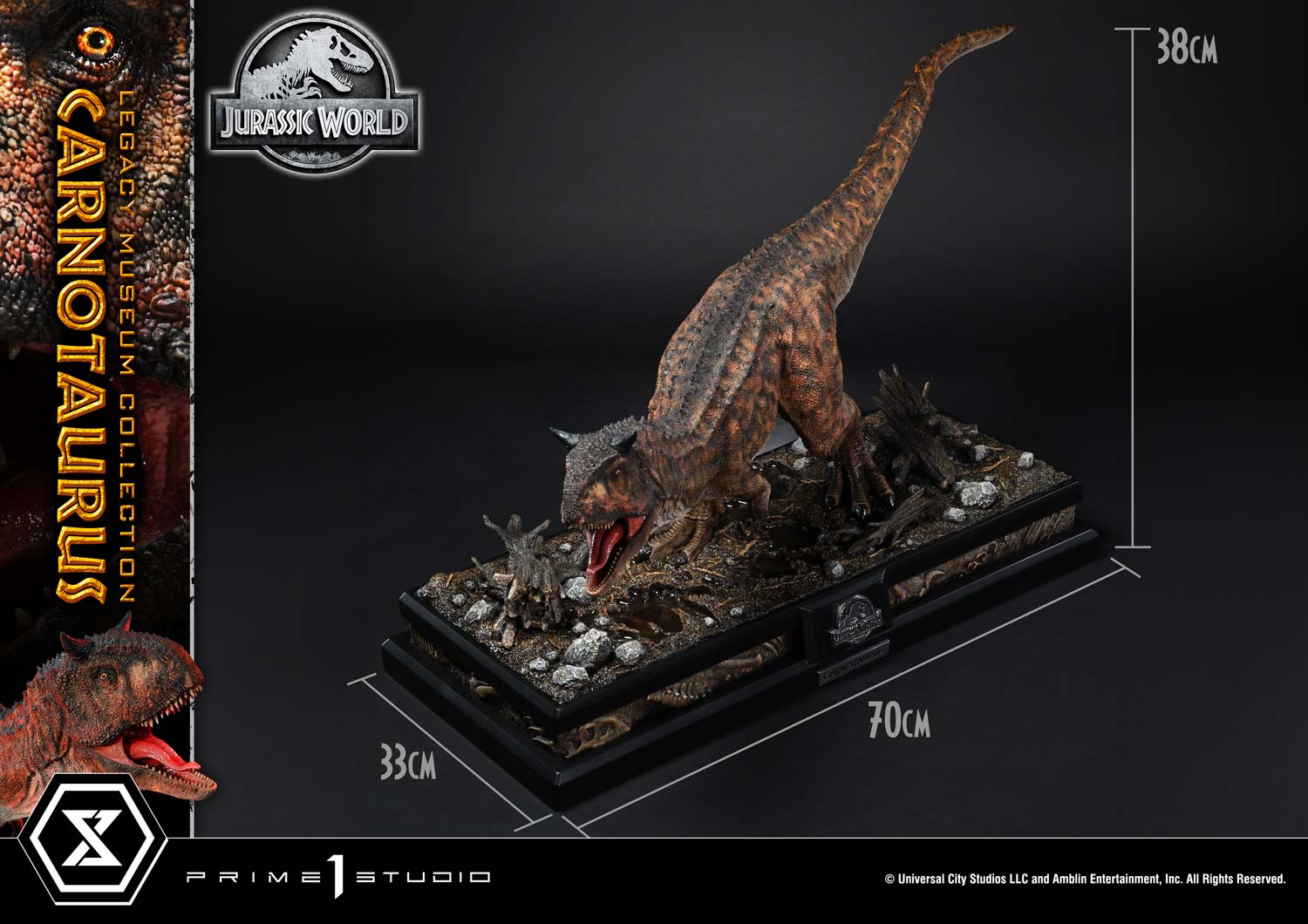 【預購】遺產博物館Collection 侏羅紀世界2 食肉牛龍 X Prime 1 Statue10