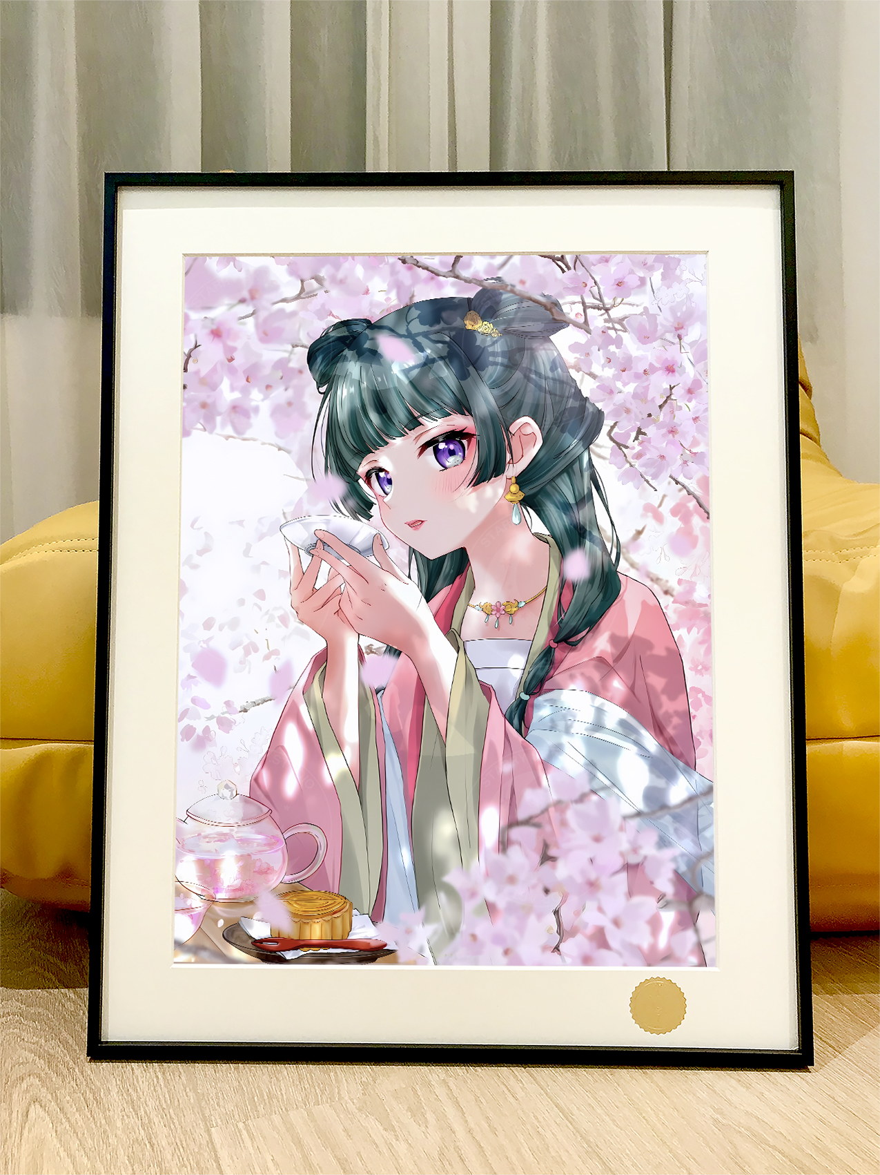 【預購】藥屋少女《櫻花貓貓》動漫裝飾畫 X 星空工作室3
