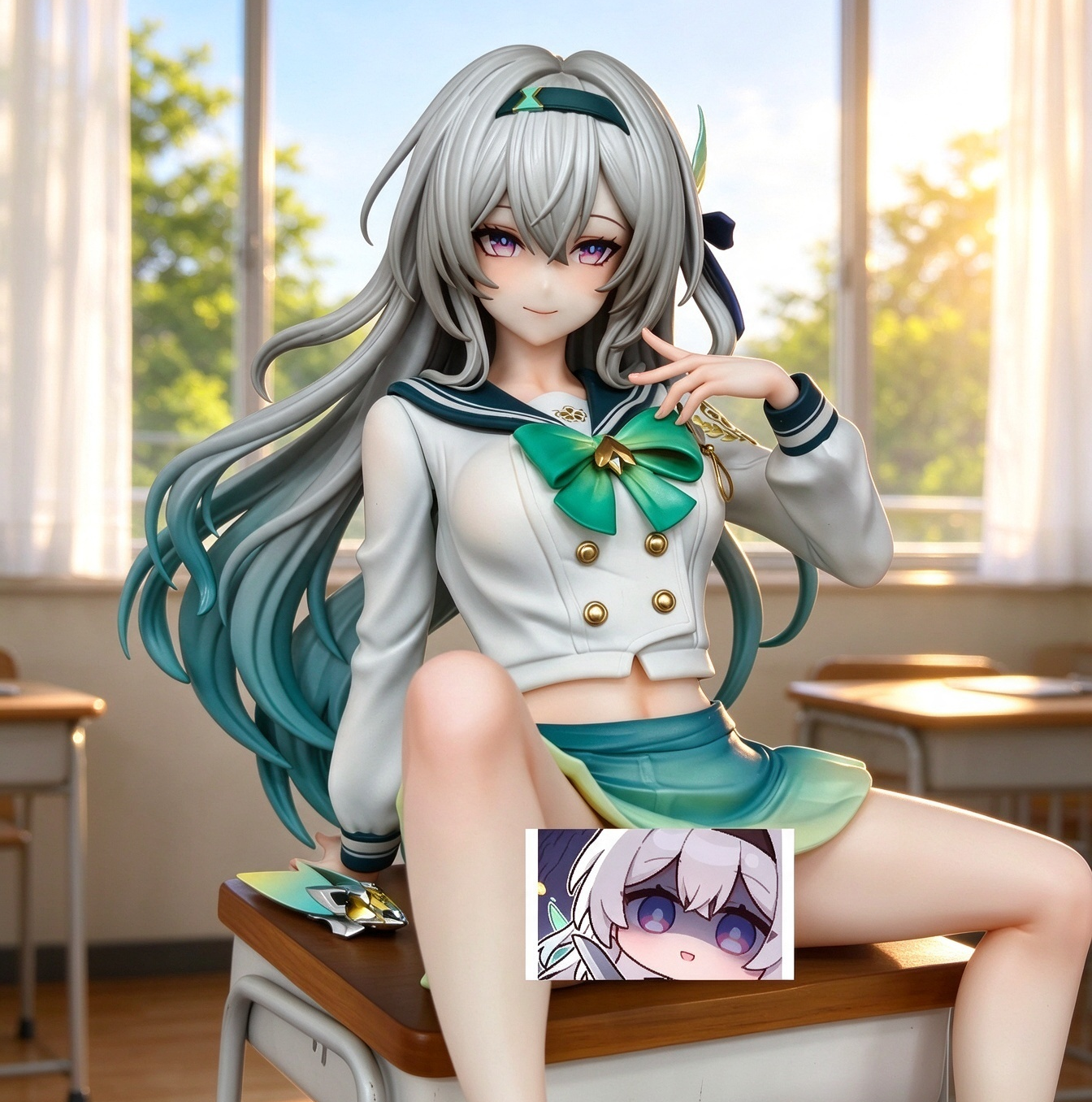 【預購】崩壞星穹鐵道 課桌系列反差女友 流螢 X 繪漫工作室1