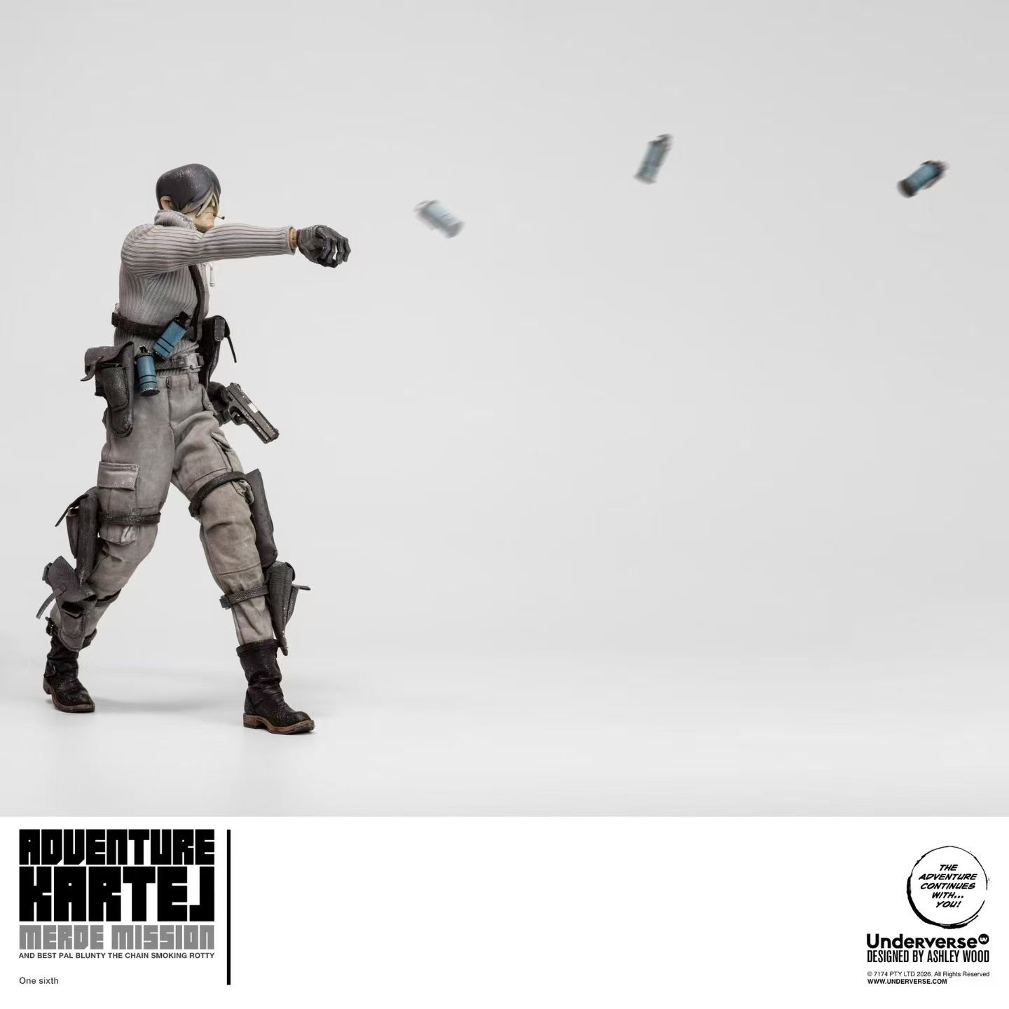 【售罄展示追加請私訊客服@toystationtw】Adventure Kartel 1/6系列 Cold Bugger Adventure Merde 標準單人版 X Underverse2