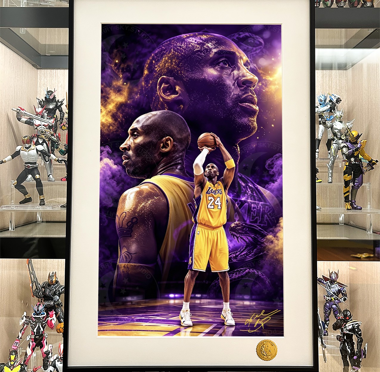 【預購】NBA《致科比》動漫裝飾畫 X 星空工作室1