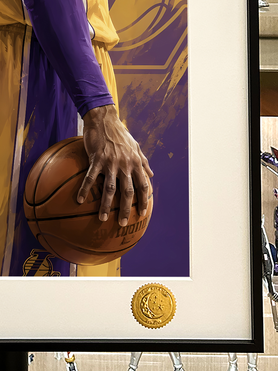【預購】NBA 《謝幕科比》動漫裝飾畫 X 星空工作室4