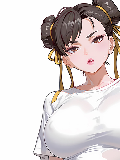 【預購】街頭霸王《白色春麗》動漫裝飾畫&冰箱貼 X 巴洛克工作室6