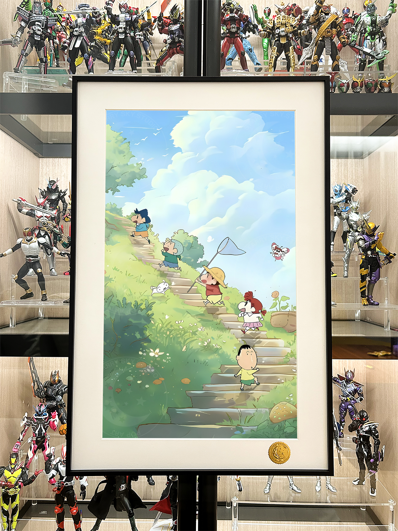 【預購】蠟筆小新《登山春日部》動漫裝飾畫 X 星空工作室2