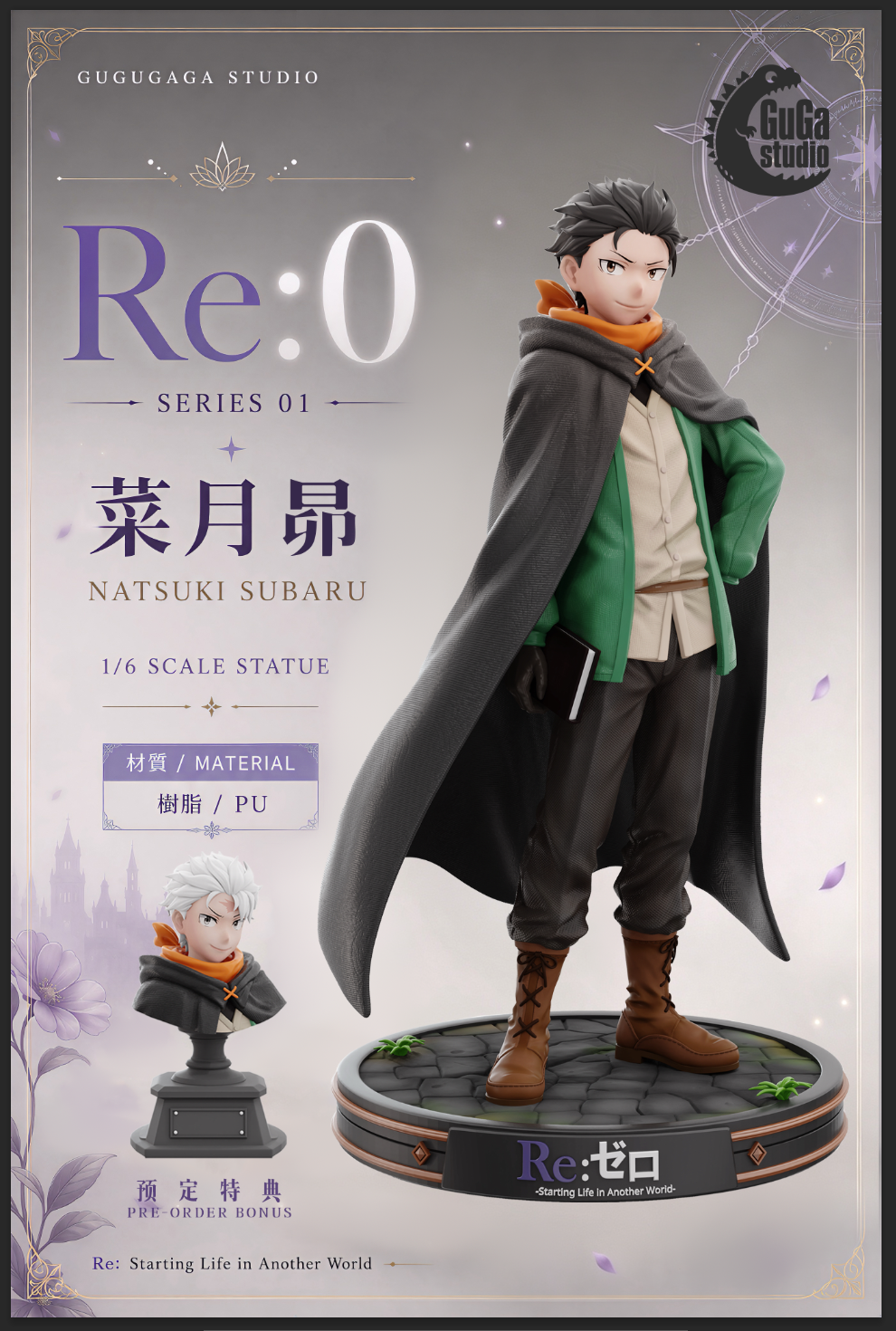 【預購】Re:從零開始的異世界生活 第一彈 菜月昴 ·賢者之塔Ver. 斗篷昂 X GUGUGAGA2
