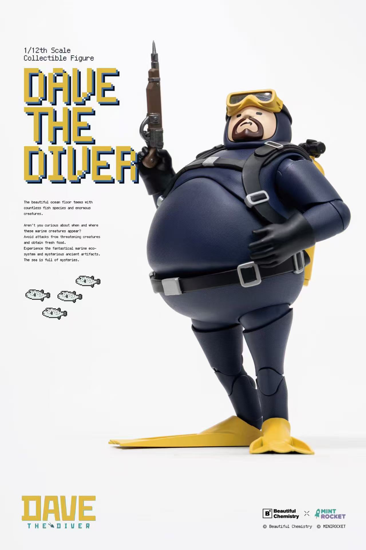 【預購】DAVE THE DIVER 1/12收藏級可動人偶 潛水員戴夫 BC202526 X Beautiful Chemistry6
