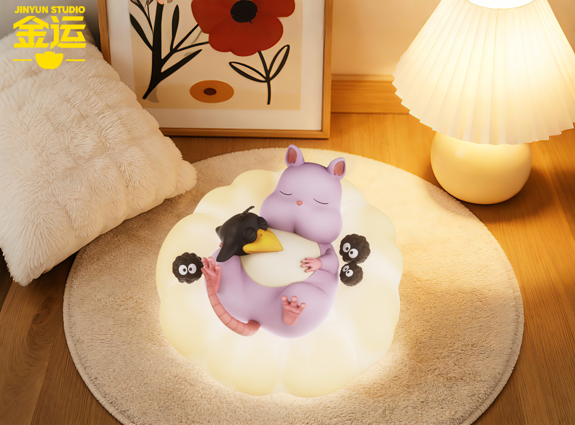 【預購】宮崎駿 治癒系列 溫馨坊寶寶小夜燈 X 金運工作室2