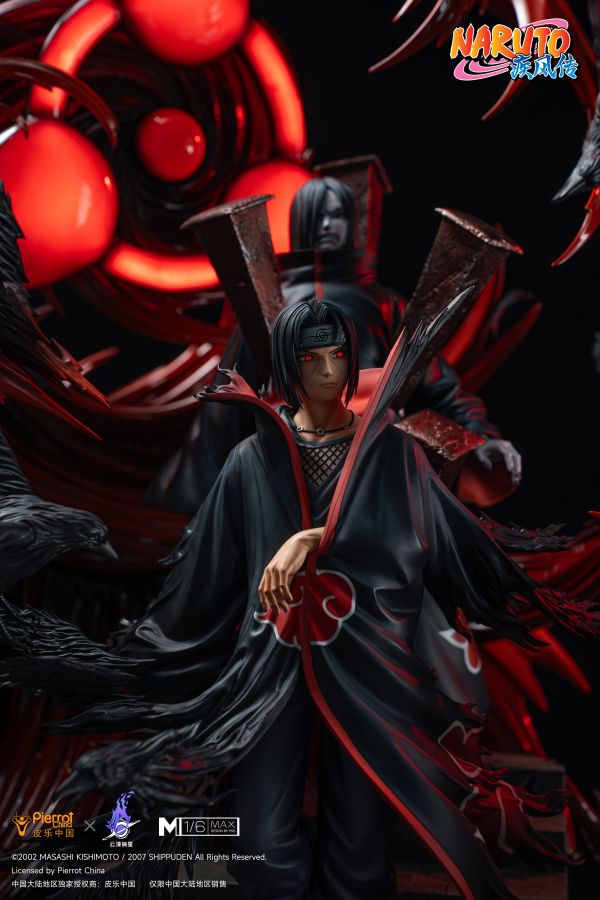 【補款】《火影忍者疾風傳》曉組織 宇智波鼬 雕像 X 雲頂摘星工作室&皮樂中國 正版授權5