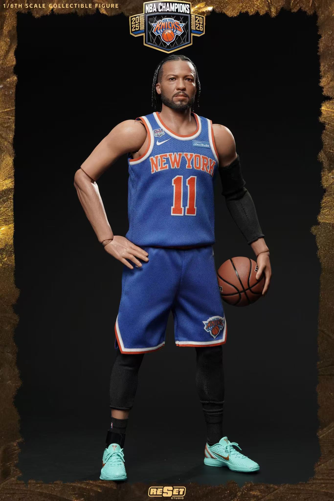 【售罄展示追加請私訊客服@toystationtw】NBA 1/6收藏級可動人偶套裝【可動眼】布倫森奪冠 X Reset-Studio13