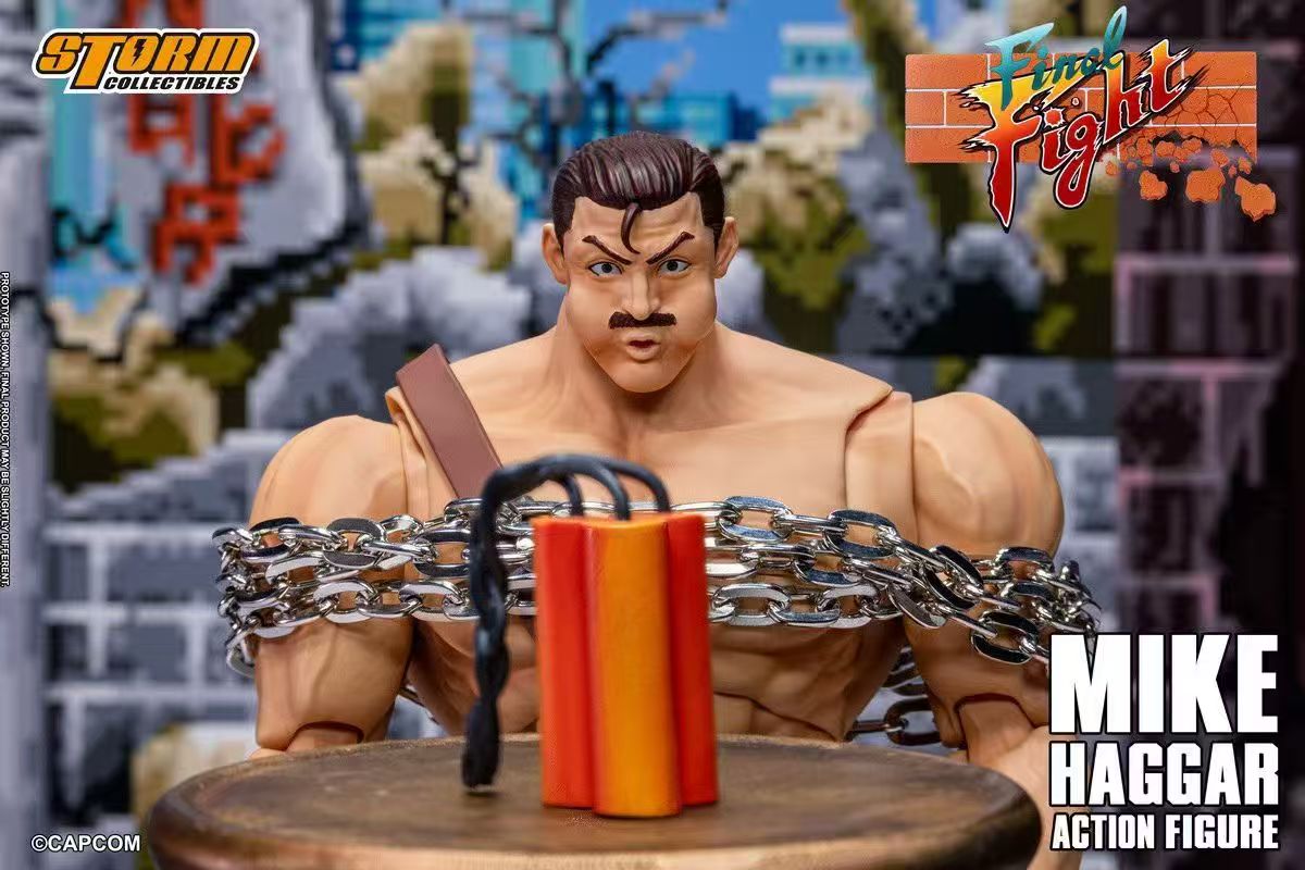 【預購】快打旋風 可動人偶CAFF01 邁克·哈格 X Storm Collectibles9