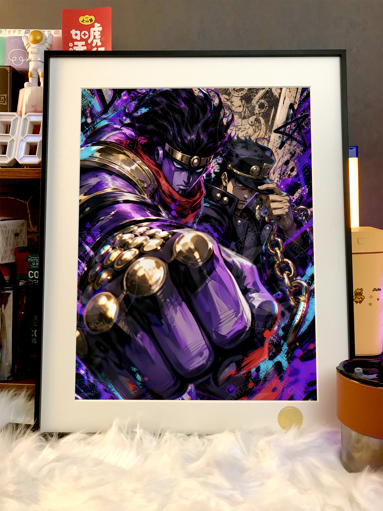 【預購】JOJO的奇妙冒險《塗鴉承太郎》動漫裝飾畫 X 星空工作室4