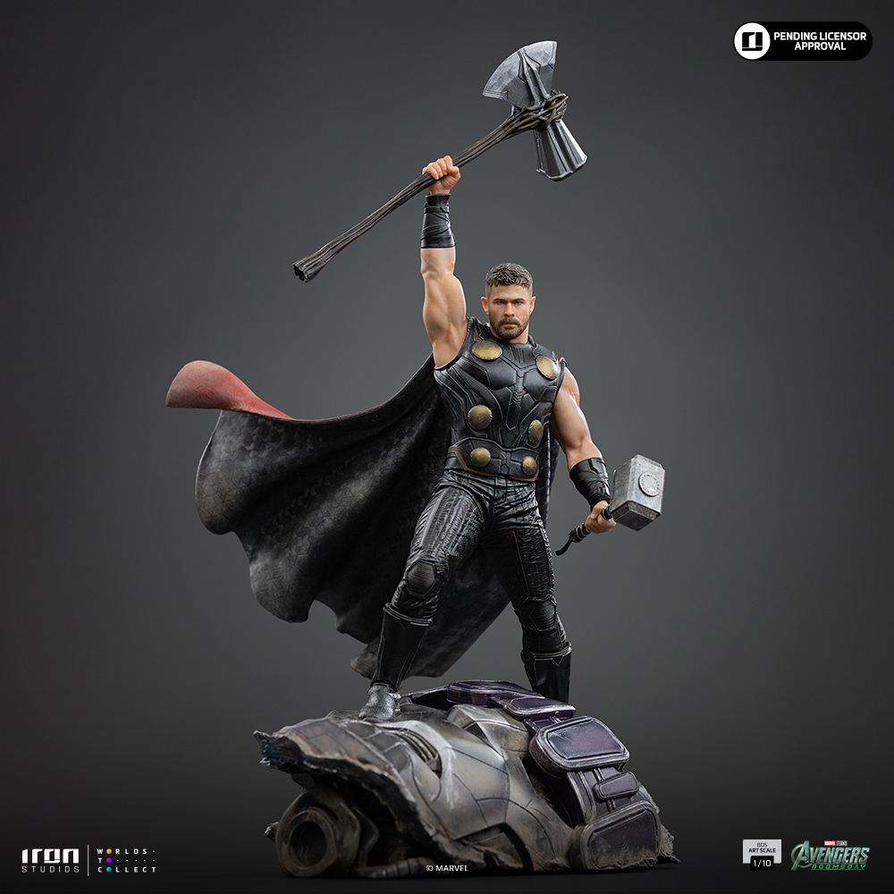 【售罄展示追加請私訊客服@toystationtw】Marvel漫威 雷神 托爾MARCAS144526-10 X Iron-Studio3