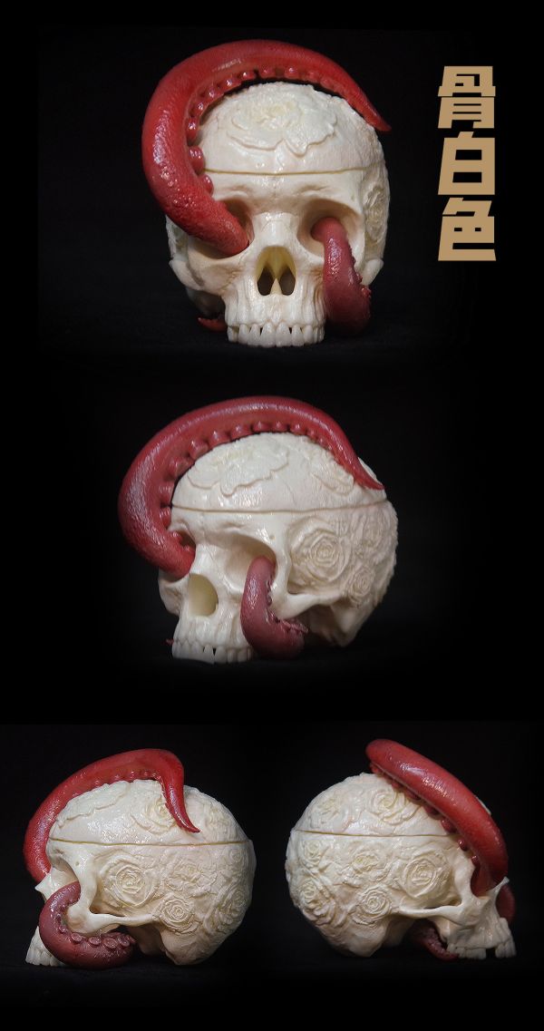 【補款】原創 多配色 嘎巴啦觸須頭骨-克蘇魯風 X COR工作室6