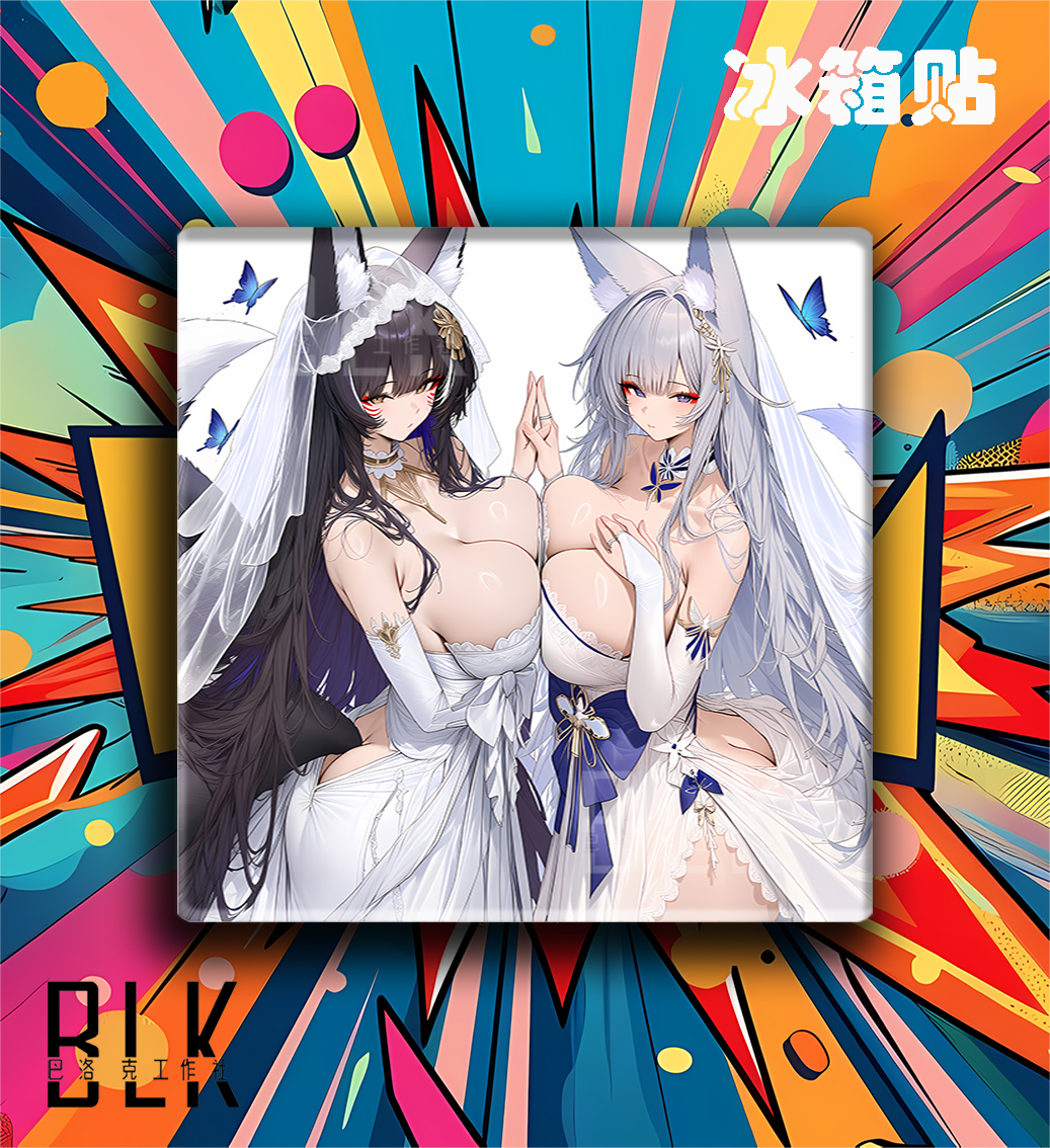 【預購】碧藍航線《信濃武藏》動漫裝飾畫&冰箱貼 X 巴洛克工作室2
