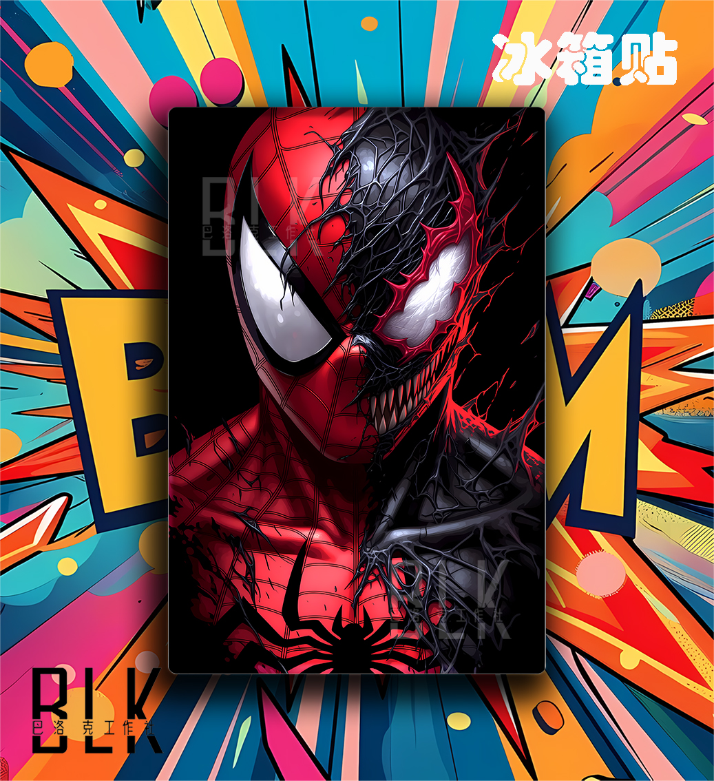 【預購】Marvel漫威《毒化蜘蛛俠》動漫裝飾畫&冰箱貼 X 巴洛克工作室3