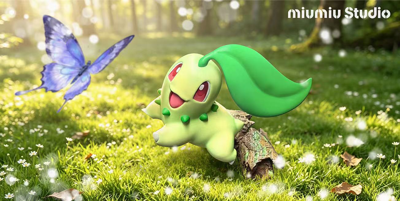 【預購】寶可夢 口袋愜意時光第四彈 菊葉草 X miumiu夢幻2