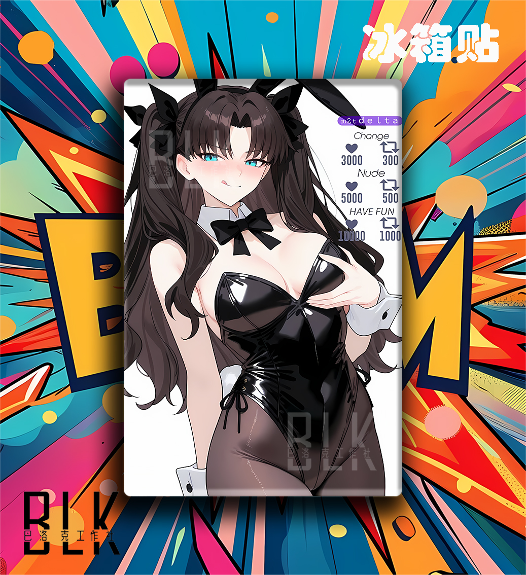 【預購】Fate/stay《數值遠阪凜》動漫裝飾畫&冰箱貼 X 巴洛克工作室3