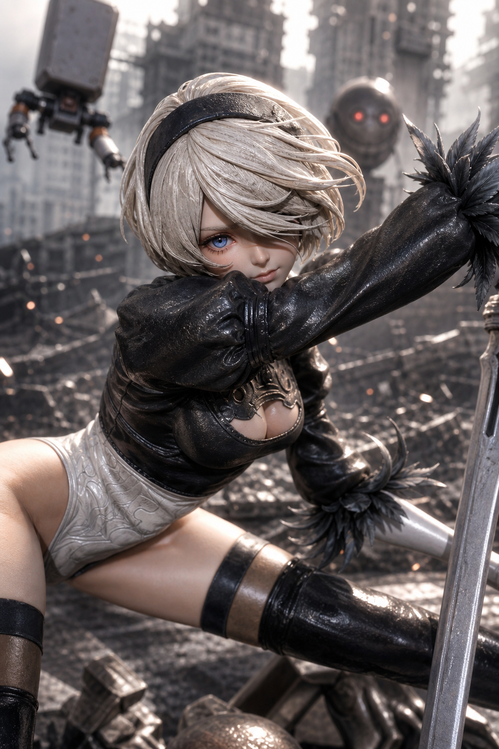 【預購】尼爾自動人形 雙比例《2B:末世戰姬》X 星原工作室11