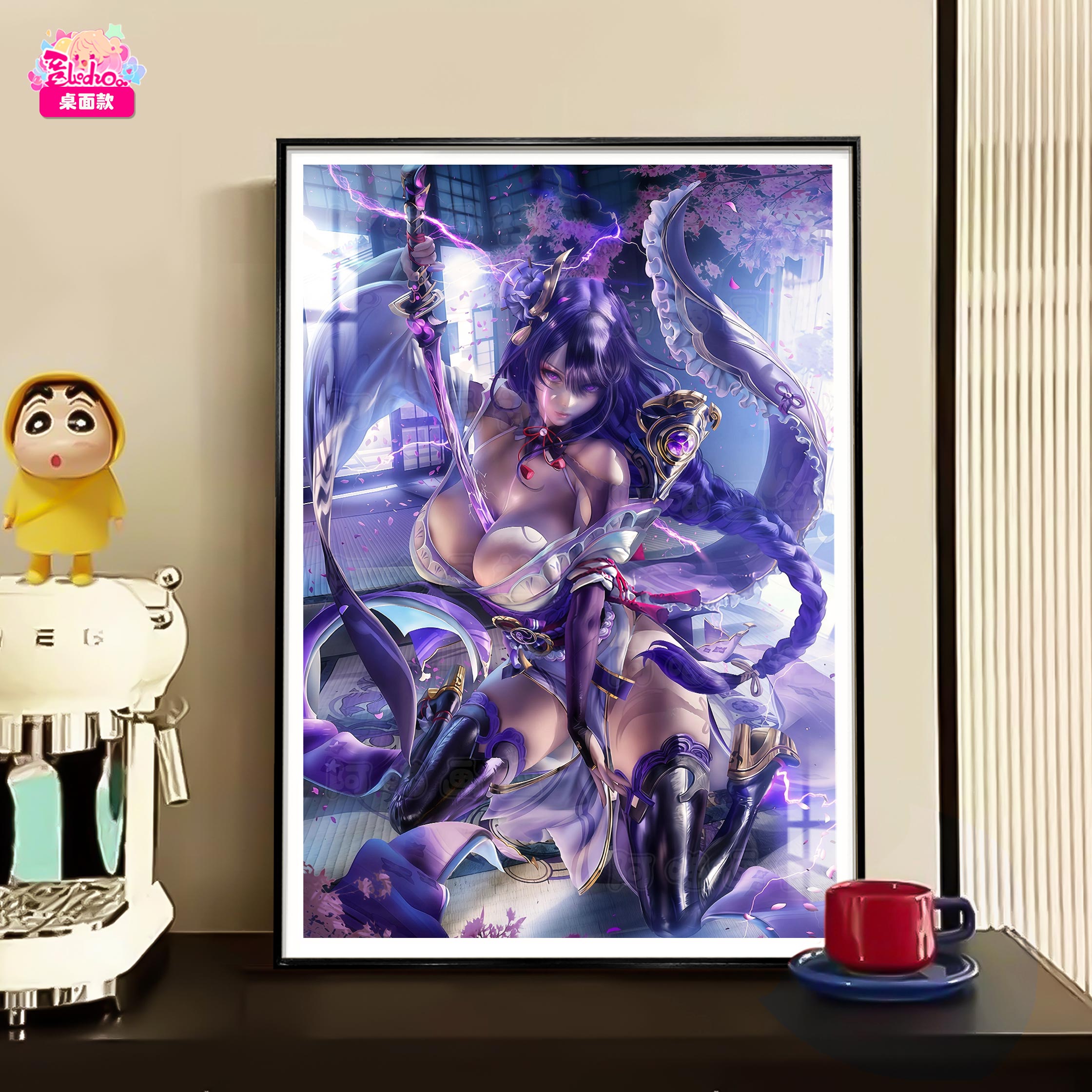 【預購】原神 一心凈土 雷櫻斬月 8k主題超清裝飾畫 X 阿喵畫社2