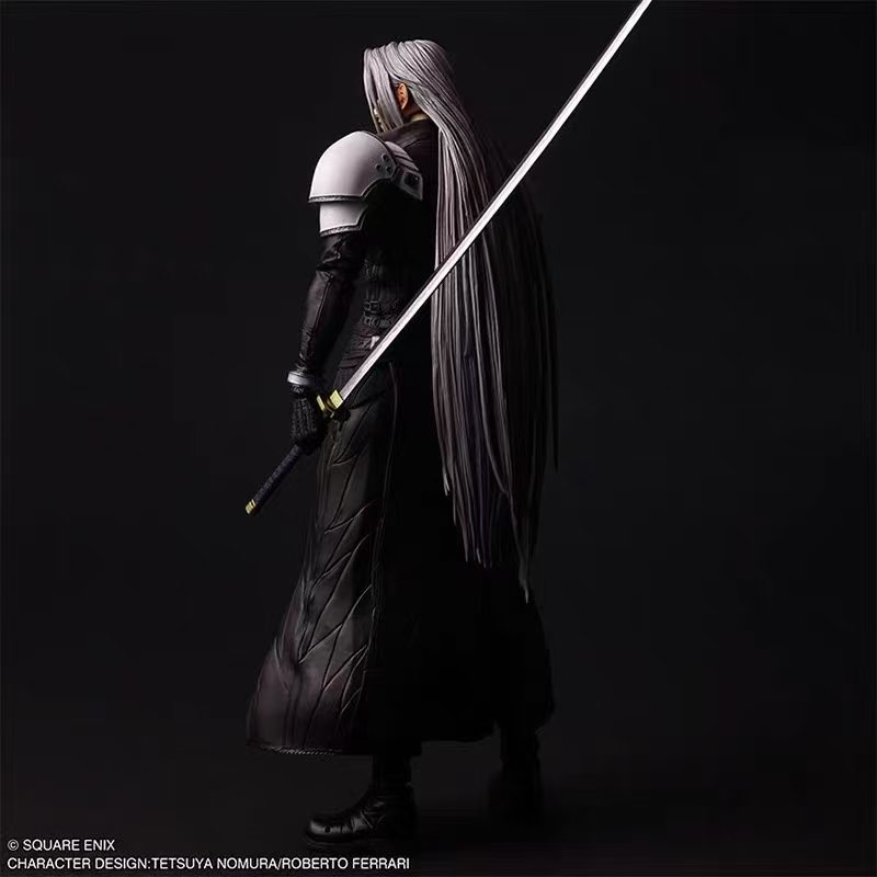【售罄展示追加請私訊客服@toystationtw】最終幻想VII 真 可動手辦 薩菲羅斯 X SQUARE ENIX STATIC ARTS7