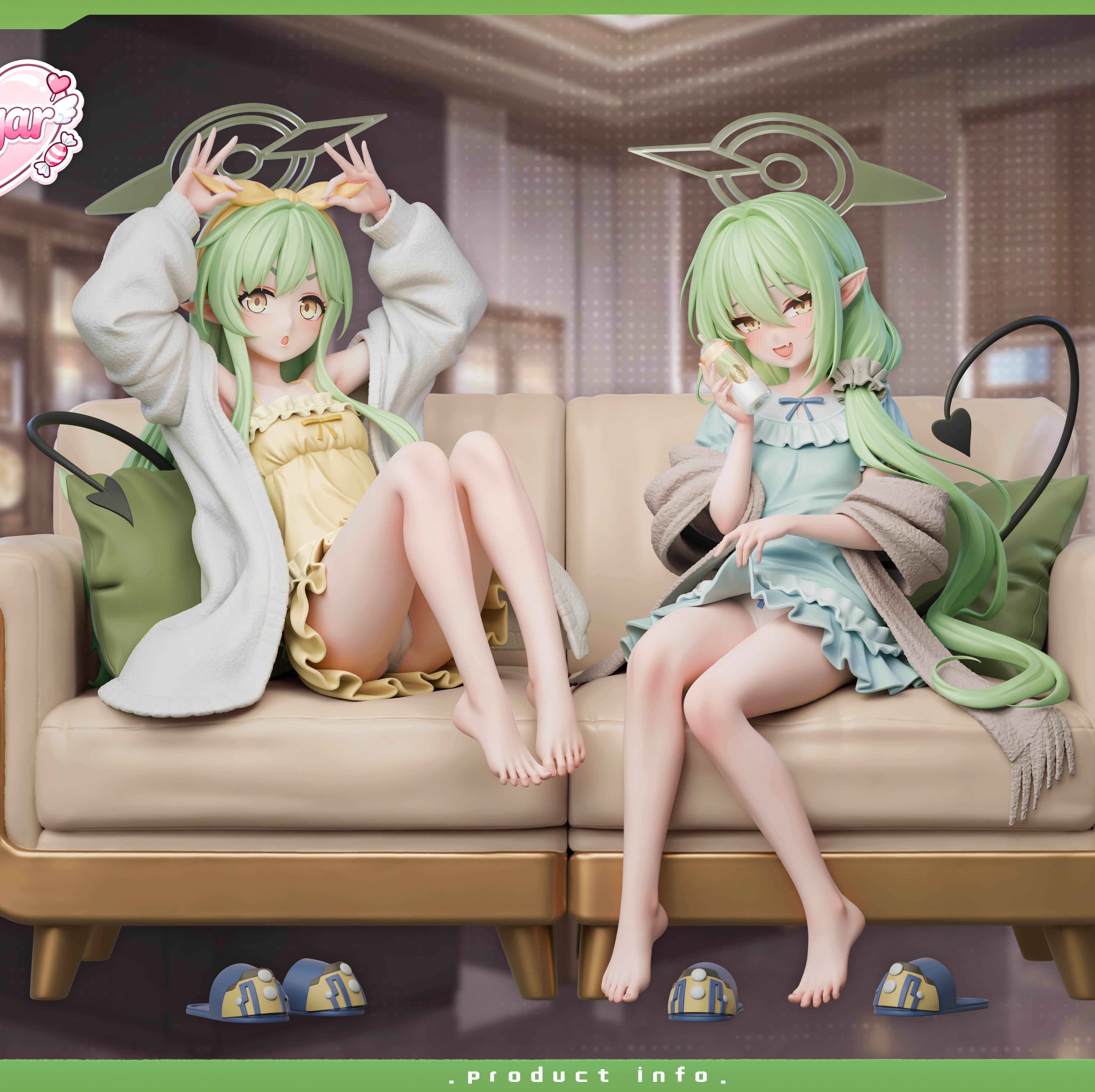 【預購】蔚藍檔案 睡衣光&望 X 糖心工作室1