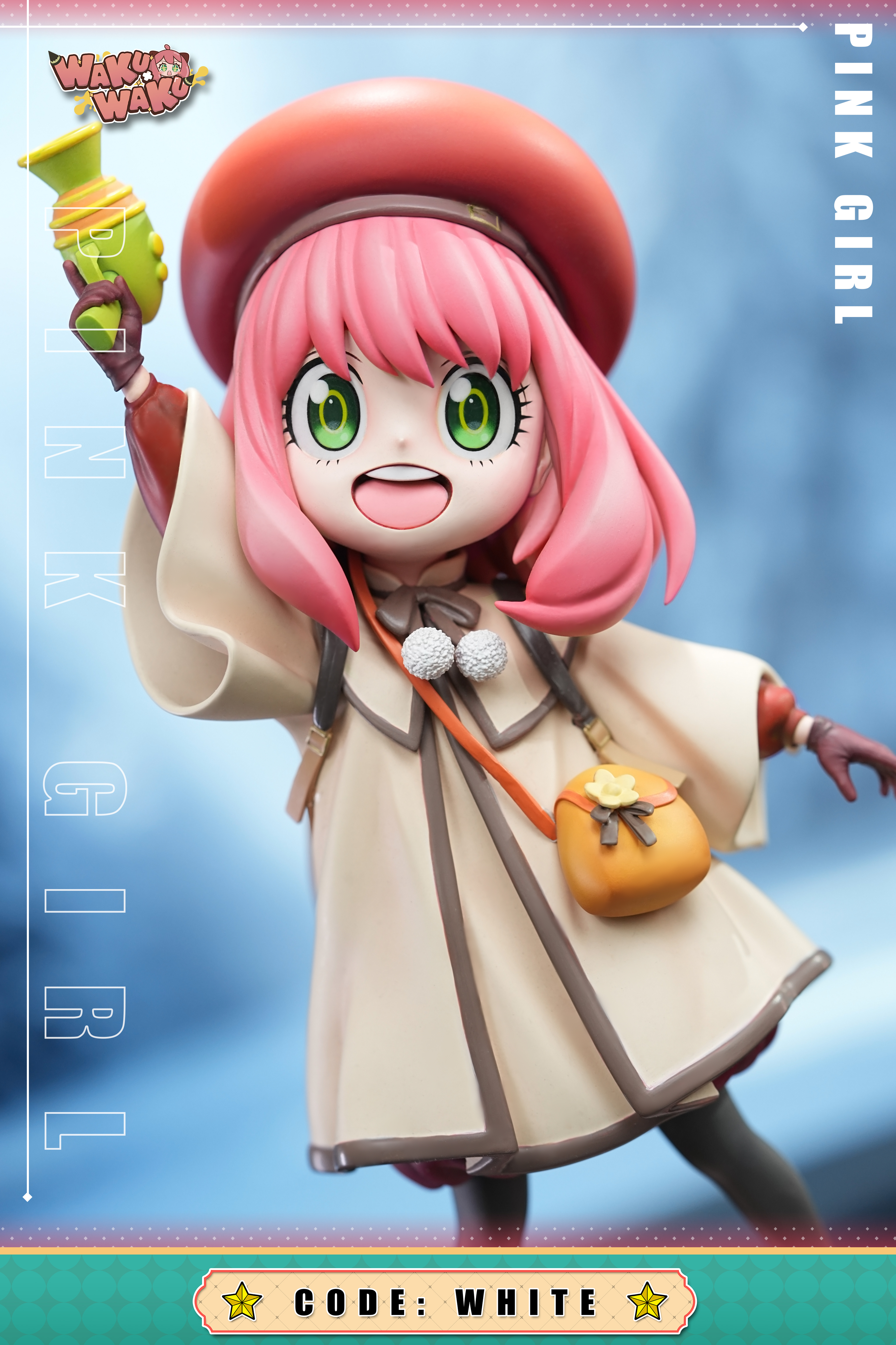 【售罄展示追加請私訊客服@toystationtw】間諜家家酒 舉槍少女 安妮亞 X WAKUWAKU10