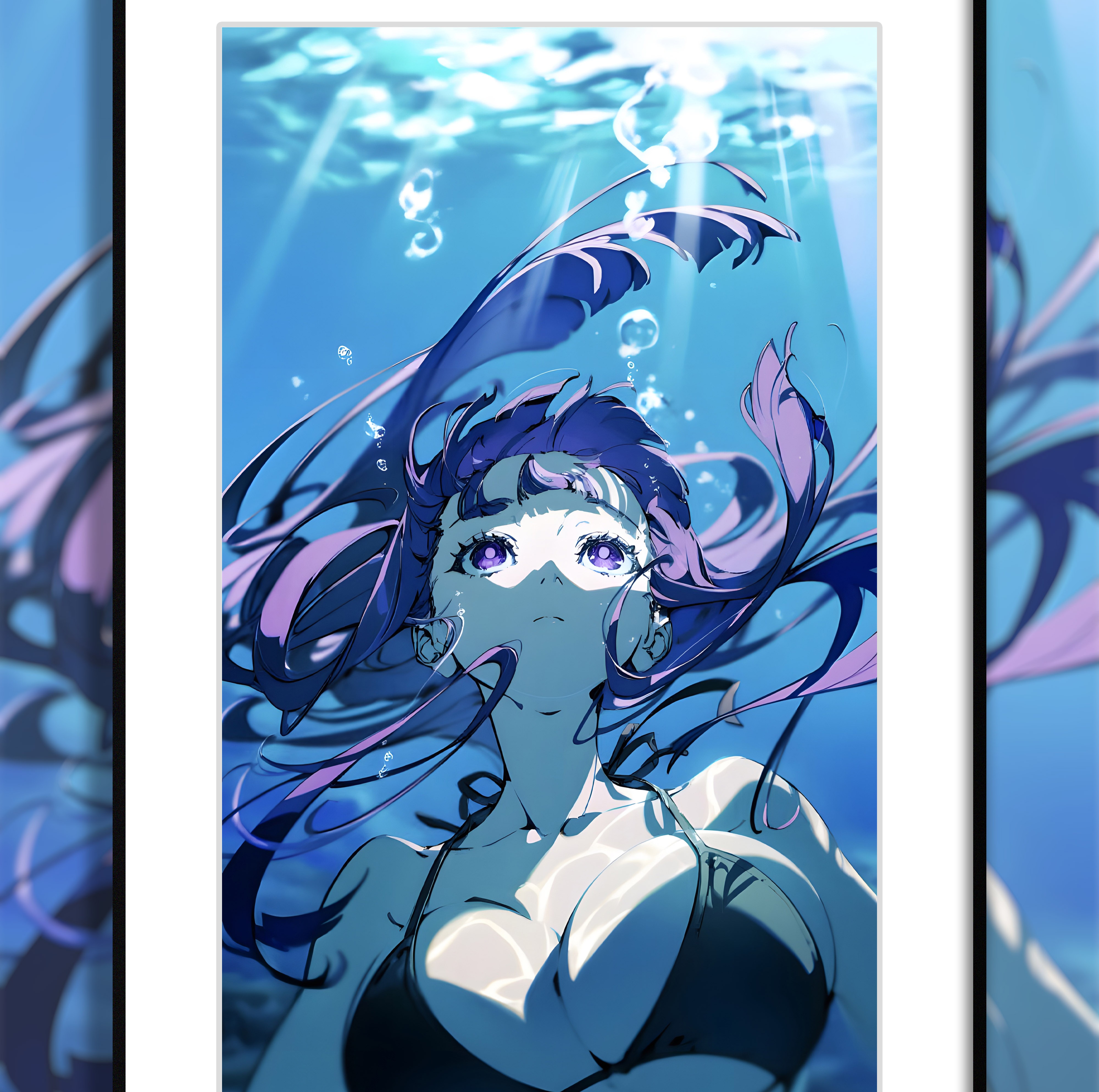 【預購】葬送的芙莉蓮《水中菲倫》動漫二次元裝飾畫 X H2工作室1