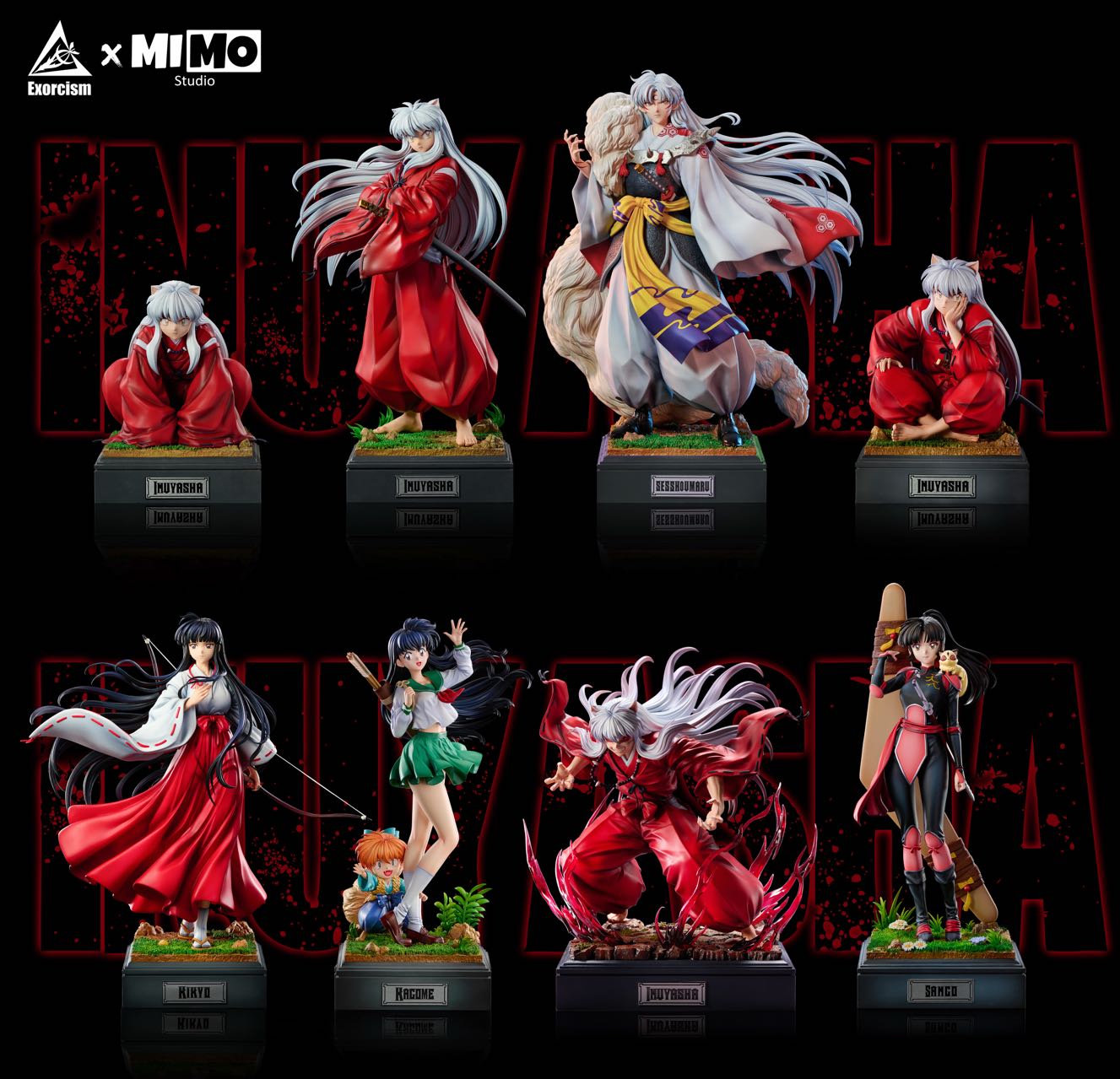 【預購】犬夜叉 共鳴系列第四彈–珊瑚小雲母 X Exorcism破魔+MIMO10