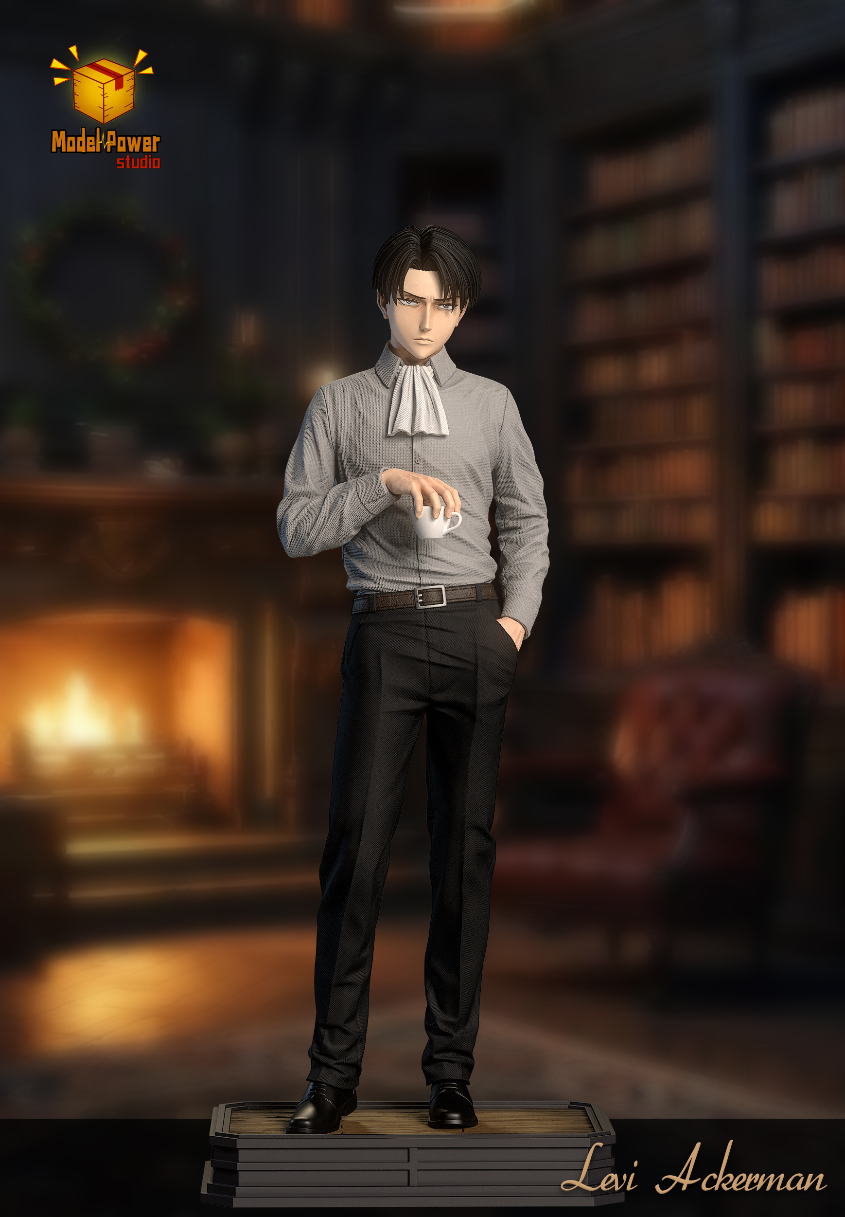 【預購】進擊的巨人 西裝兵長 X Model Power3