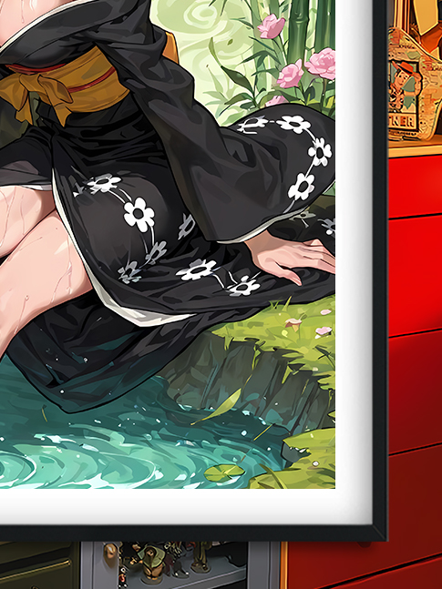 【預購】海賊王《和風佩羅娜》裝飾畫&冰箱貼 X 巴洛克工作室5