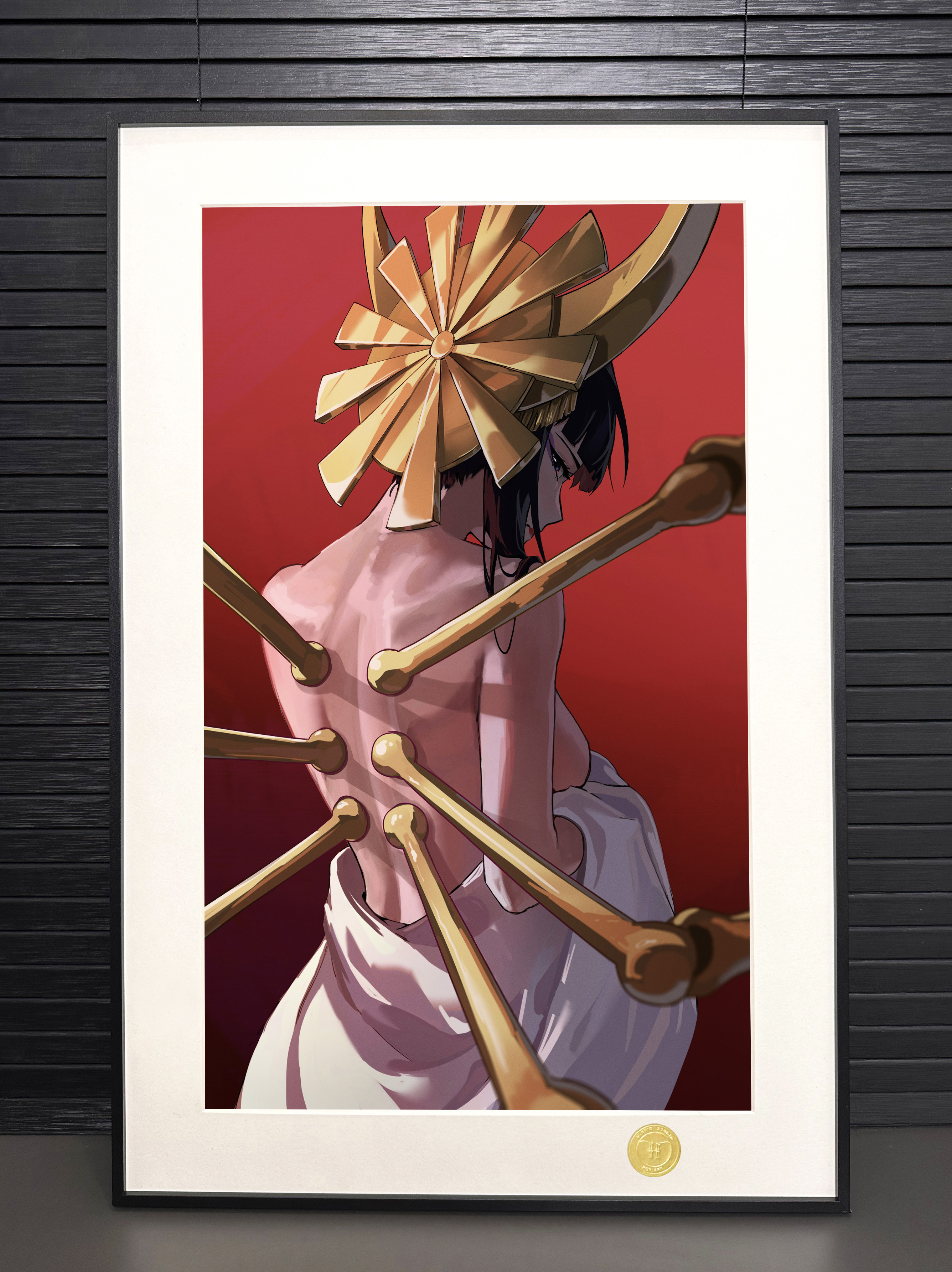 【預購】死神《背影千手丸》動漫裝飾畫 X H2工作室3
