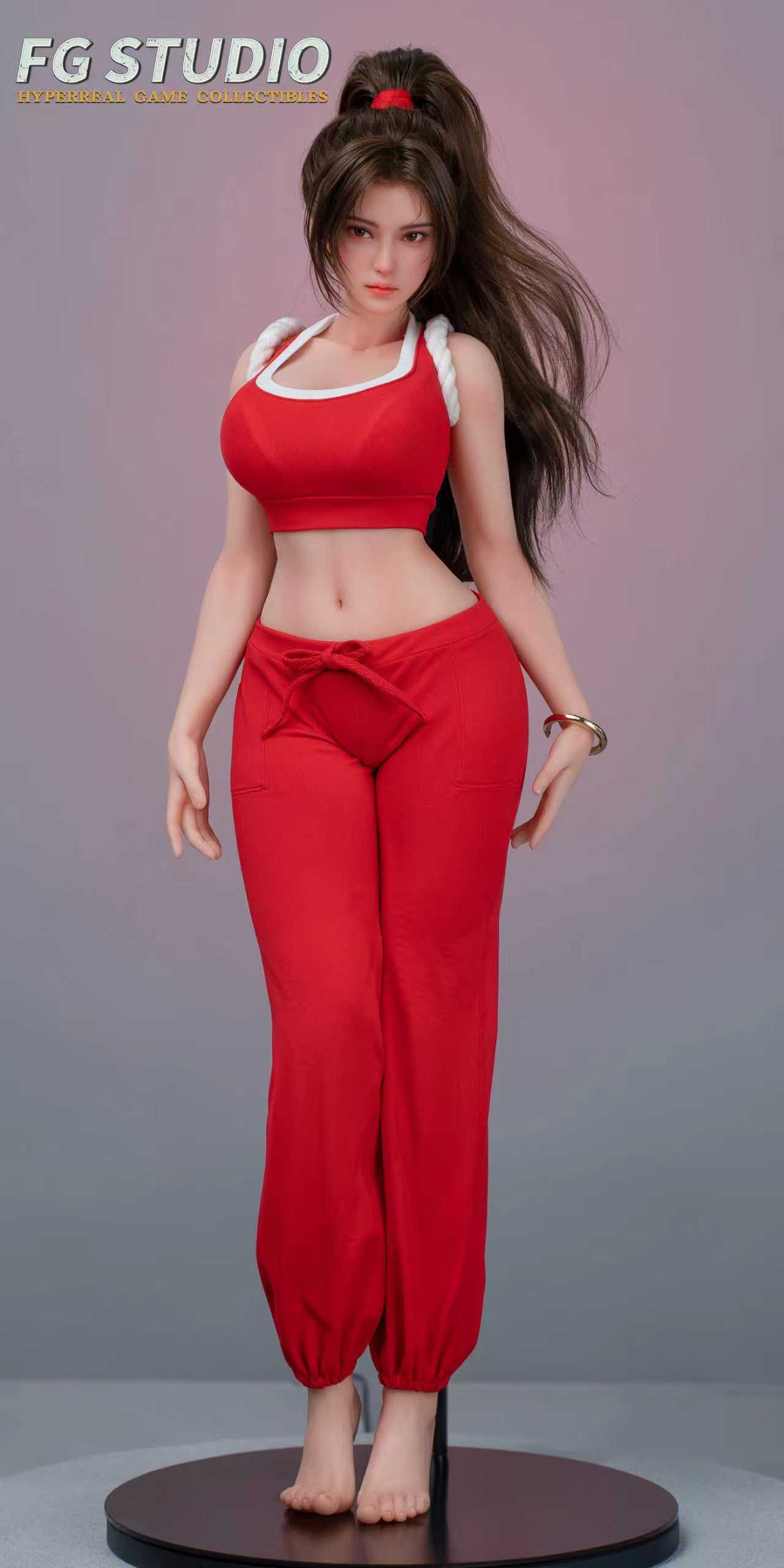 【預購】格鬥天王 1/3全矽膠可動人偶 FG-007 不知火舞 X FG-Studio6