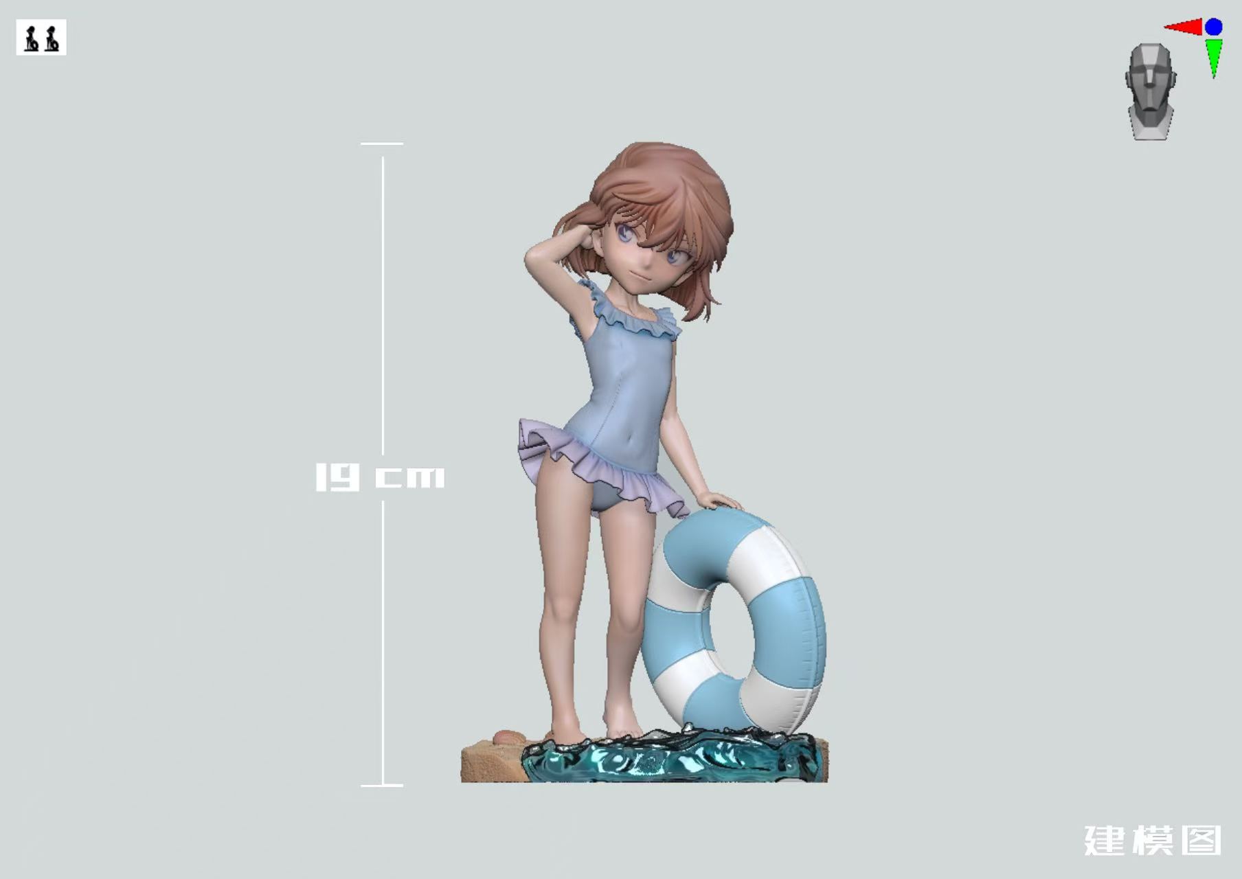【預購】名偵探柯南 夏日輕雕系列第一彈 小哀 X 花舞工作室8