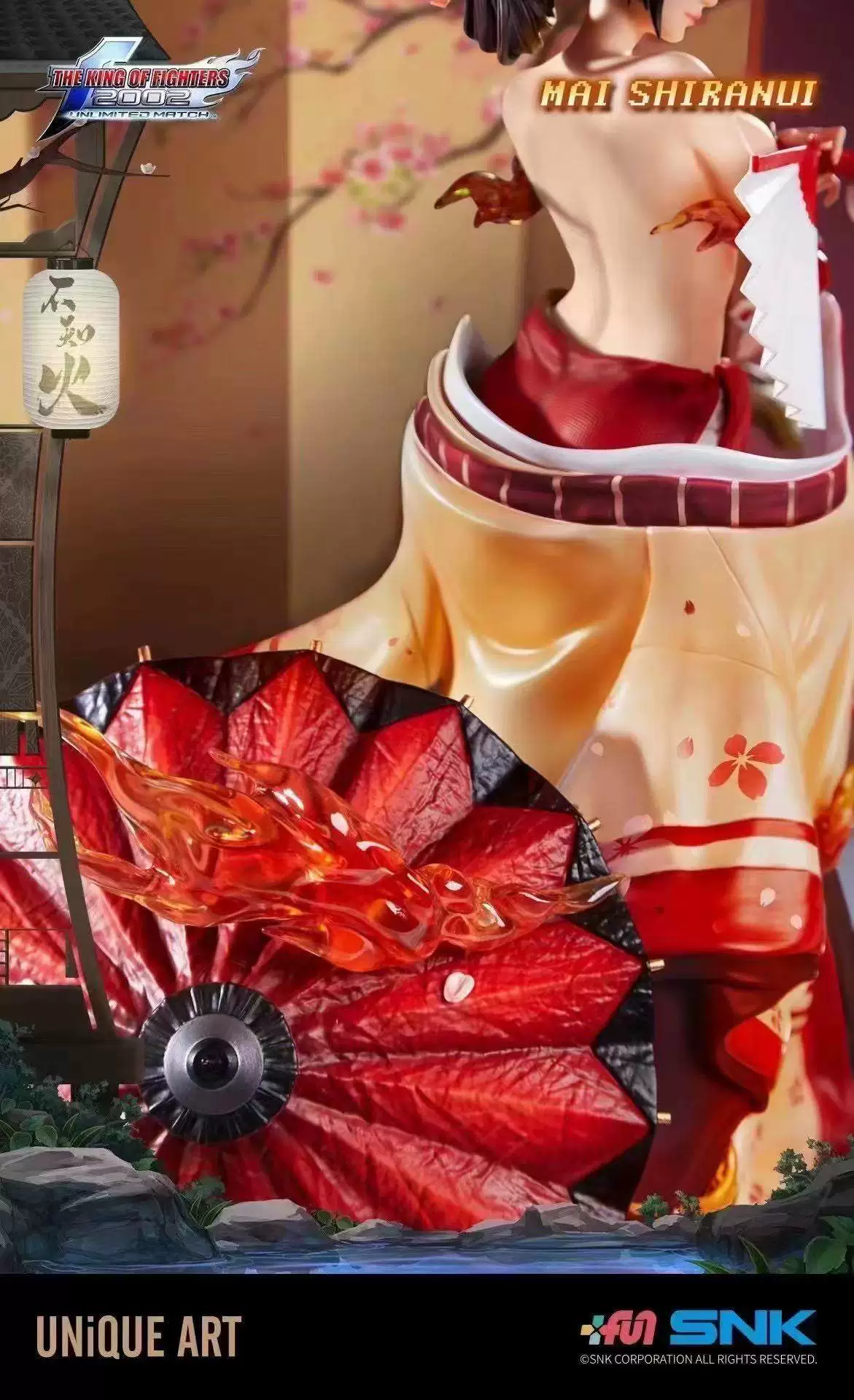 【售罄展示追加請私訊客服@toystationtw】拳皇2002UM 大型收藏級雕像 不知火舞 X SNK+UNiQUE ART 正版授權8