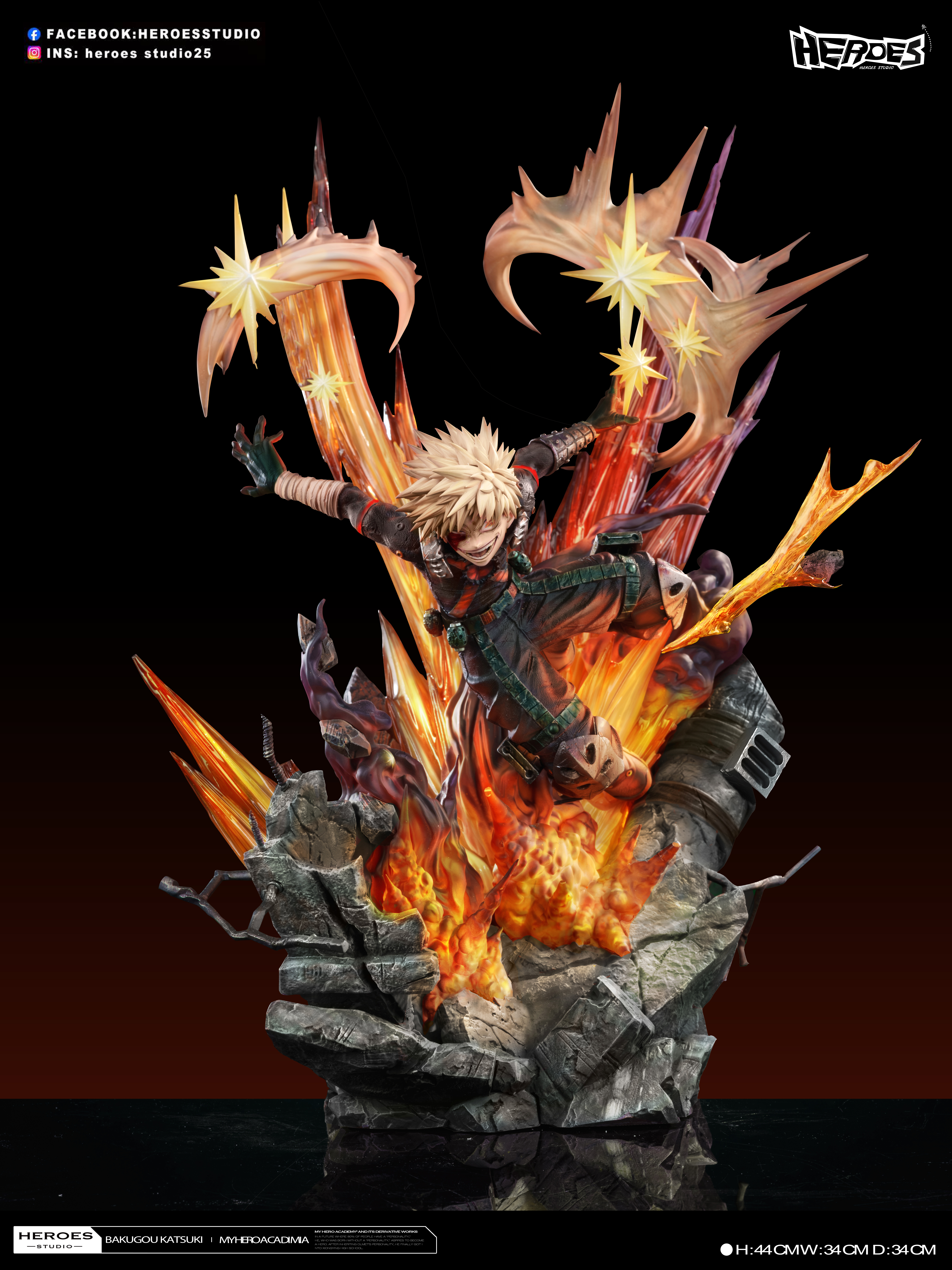 【預購】我的英雄學院 bakugo爆豪勝己 X Heroes-Studio3